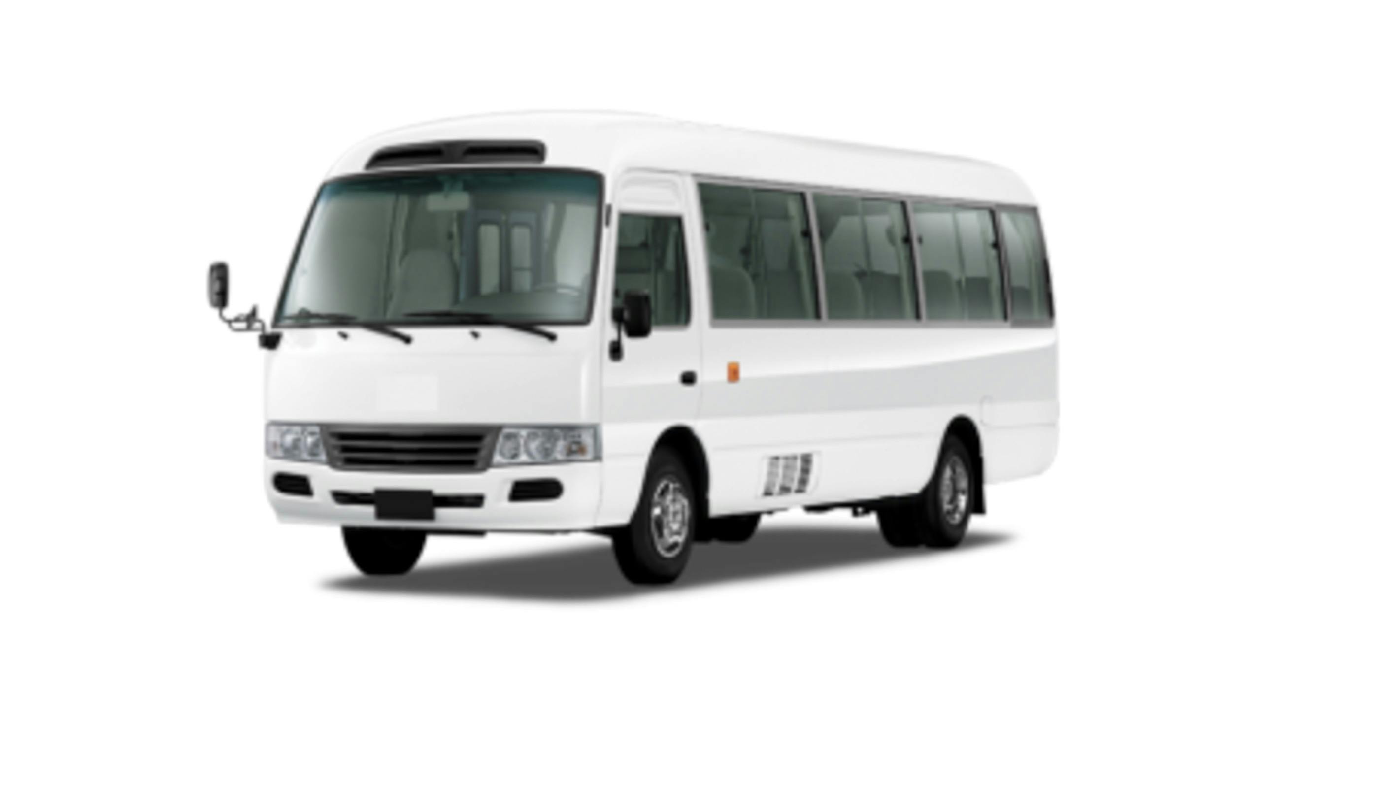 long white bus