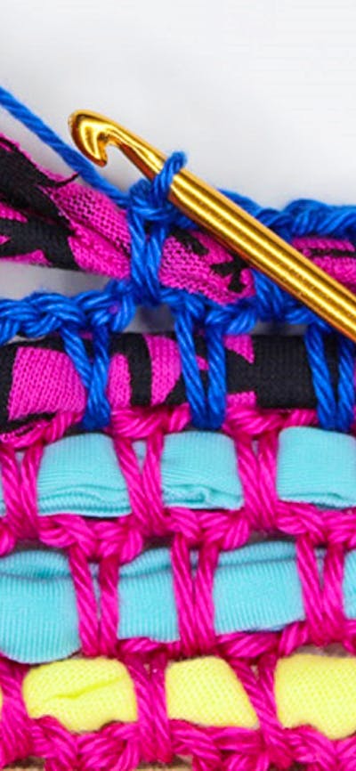 Colourful crochet