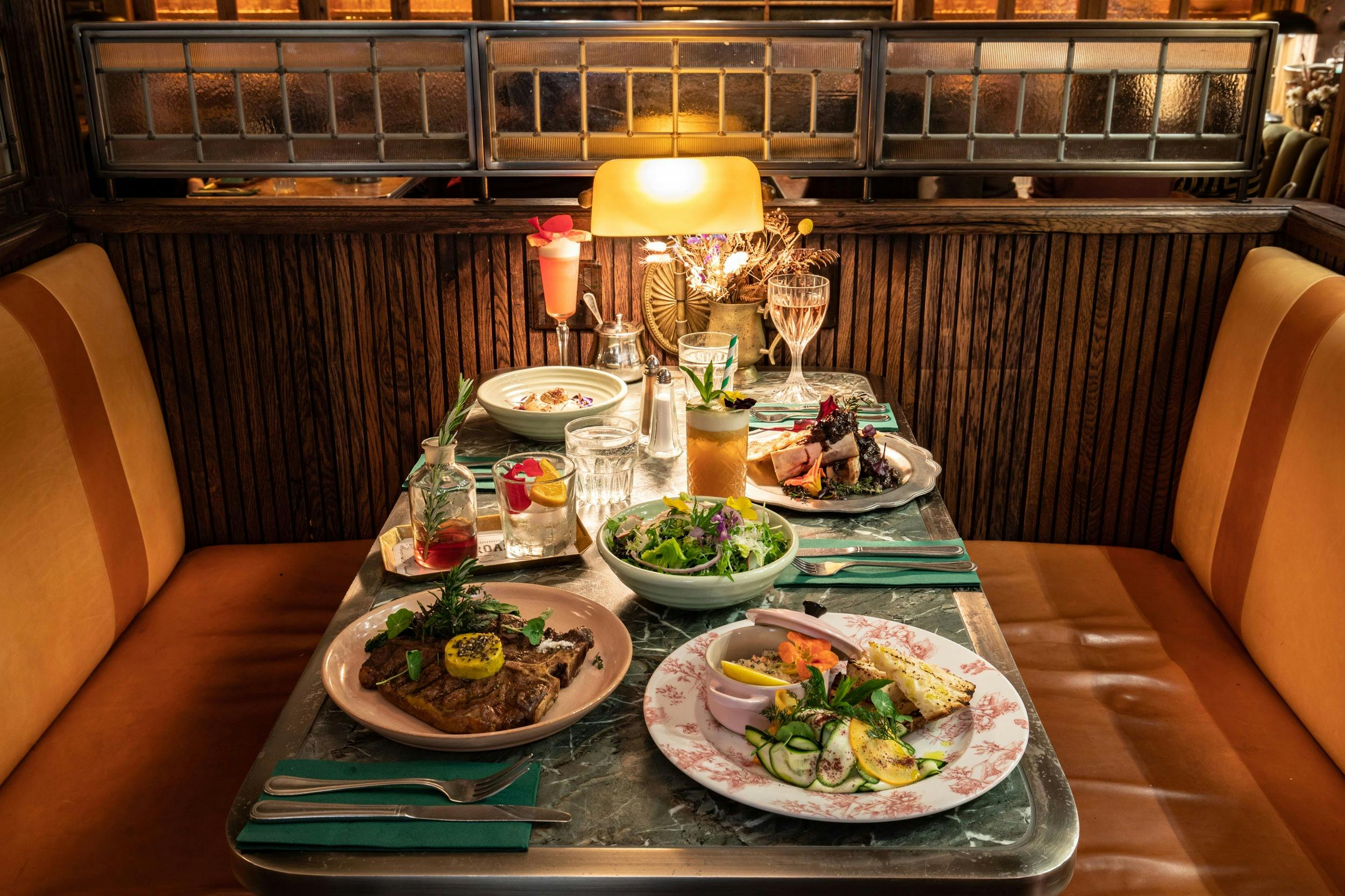 Dinner is served at The Grounds of the City Sydney Restaurant