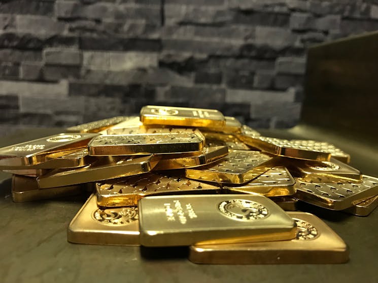 Gold is up for grabs when you break the bank to steal the gold in the Heist