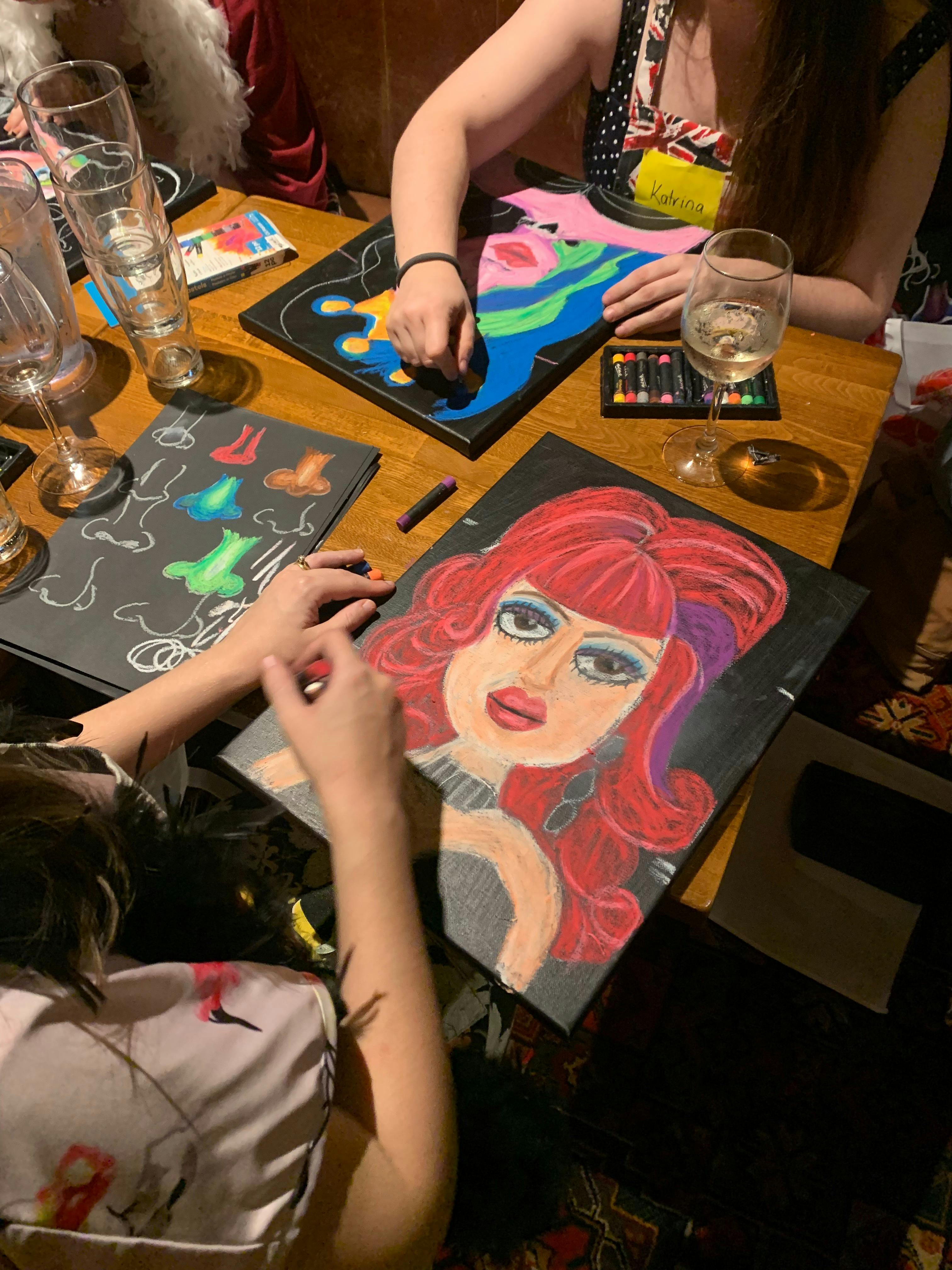 Wonder Mama's Drink and Draw