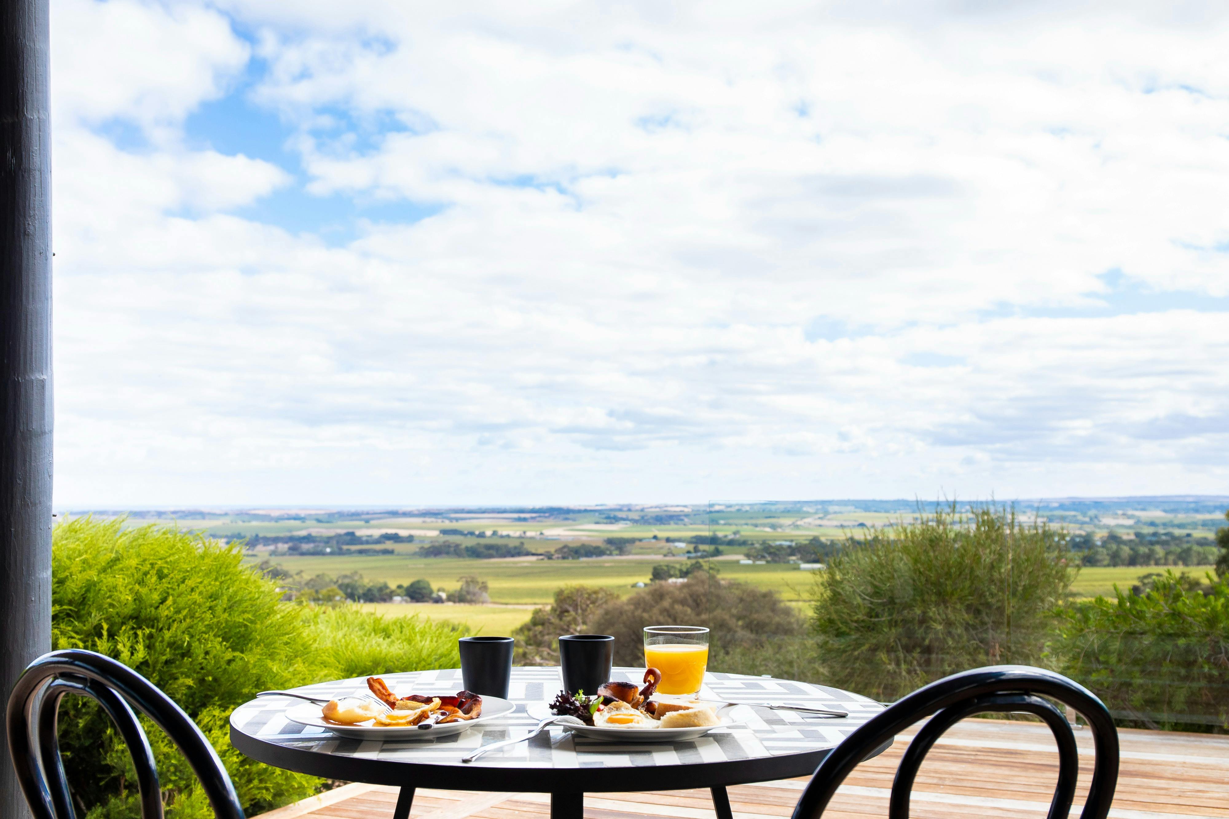 Breakfast on the deck