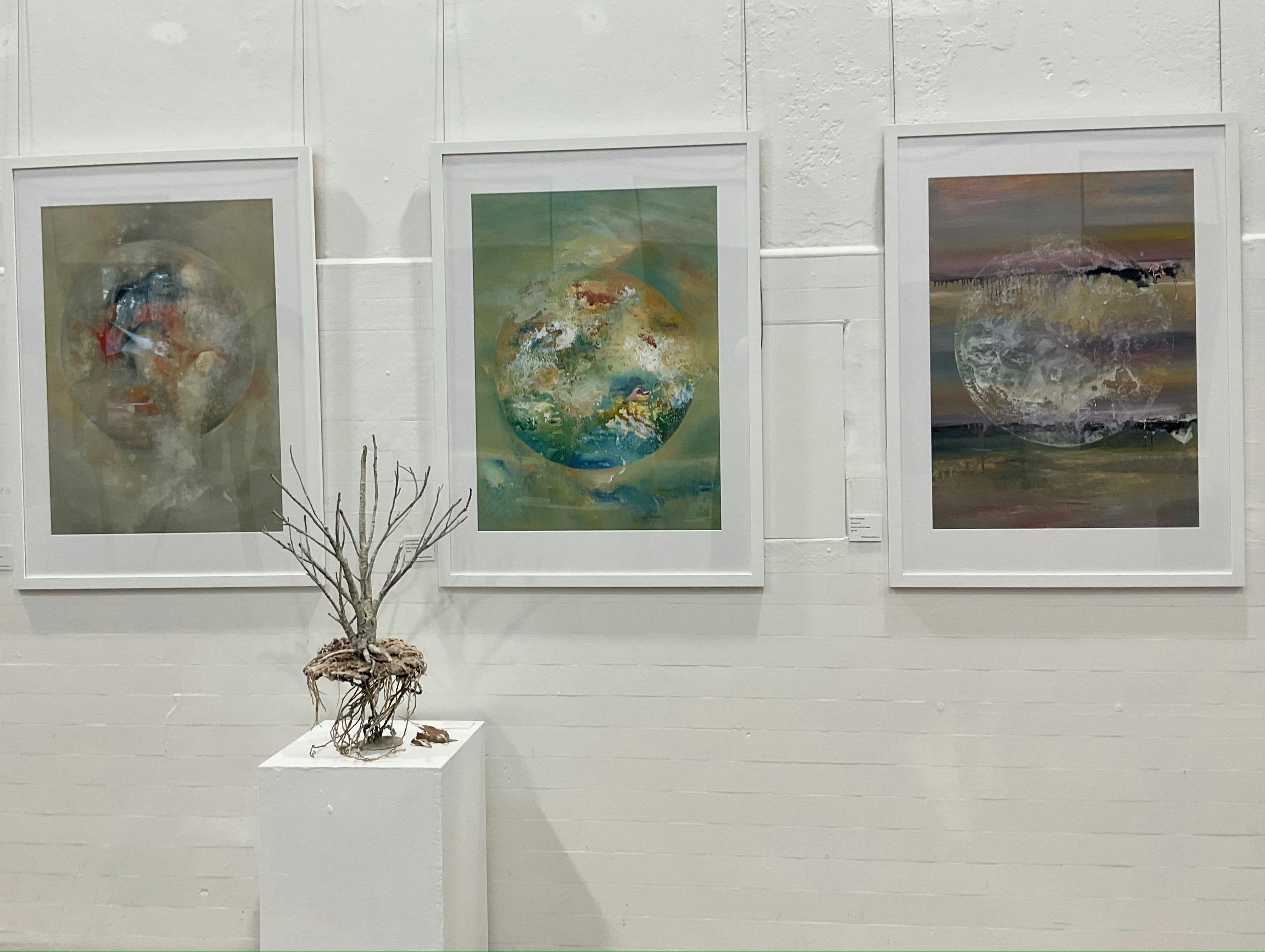 Lyne Marshall paintings and sculpture now available in Art Clique gallery