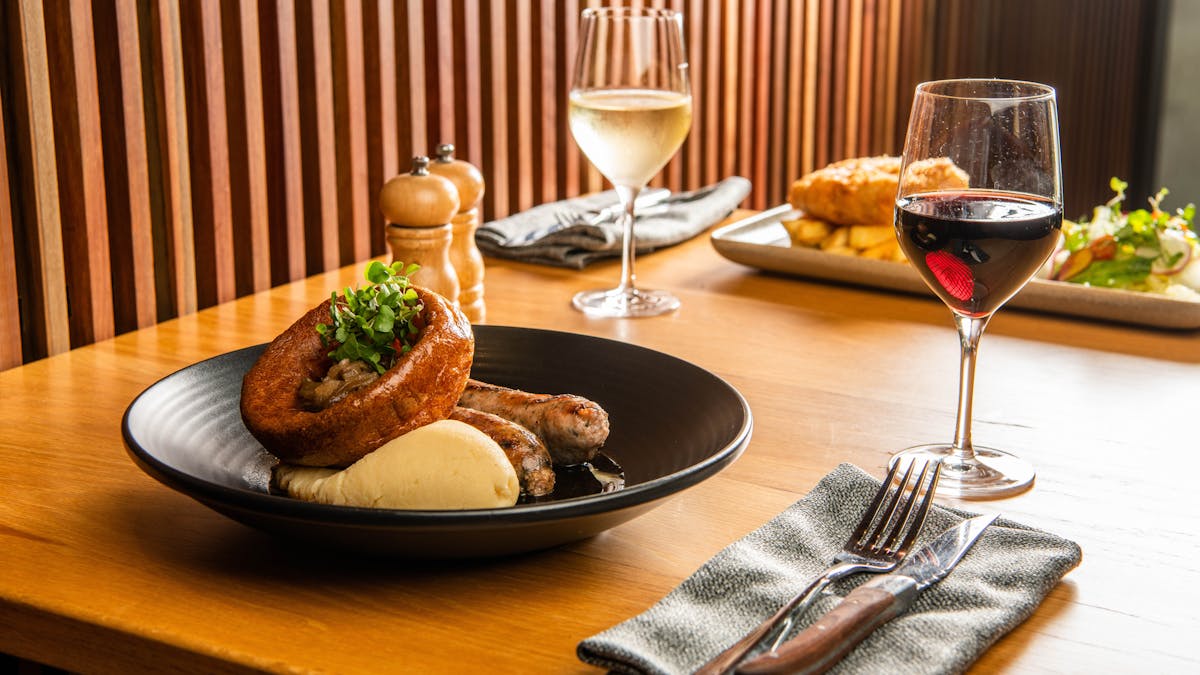 Hearty British dishes.