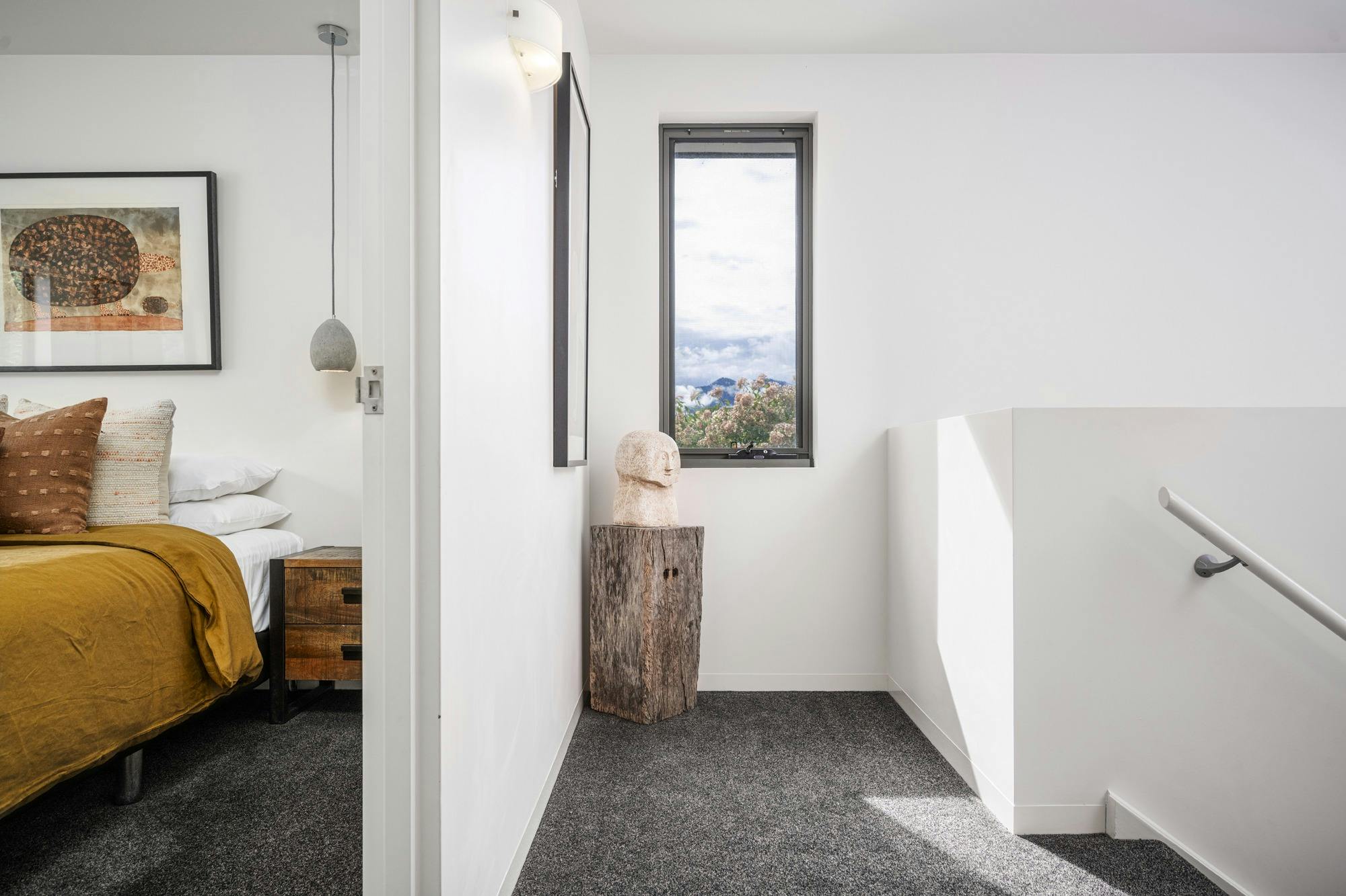 Bedrooms and sun driven landings