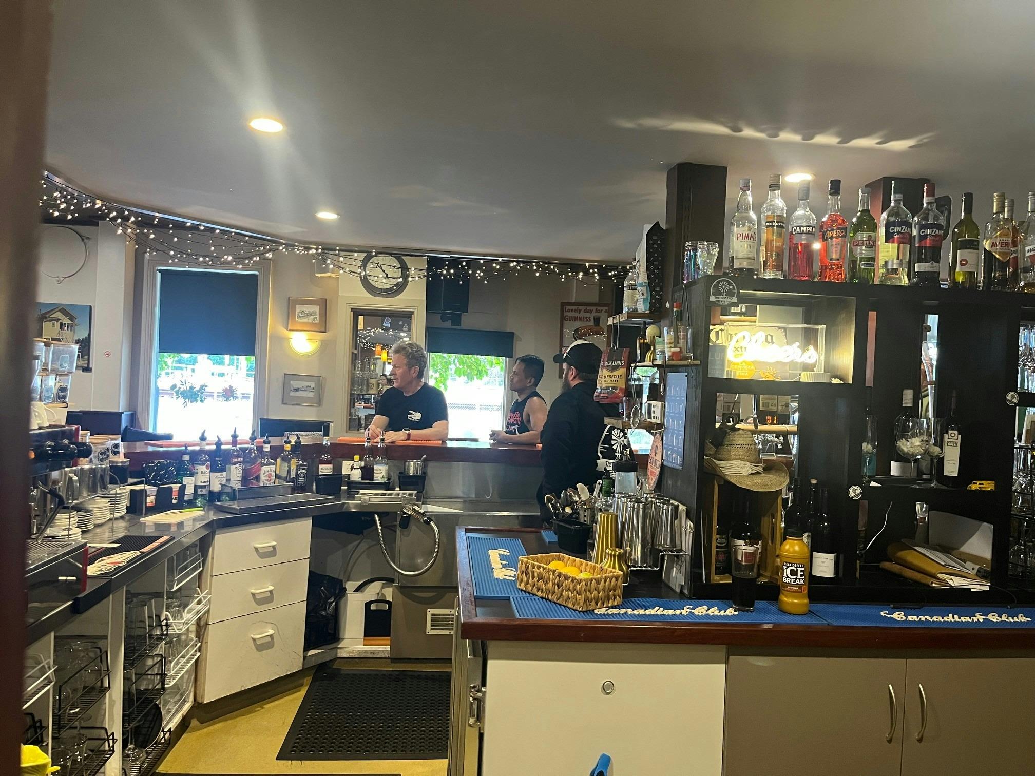 Internal area of the bar at the North Eastern Benalla