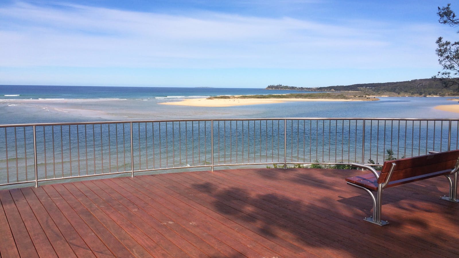 Tuross Rivermouth looking south towards Narooma