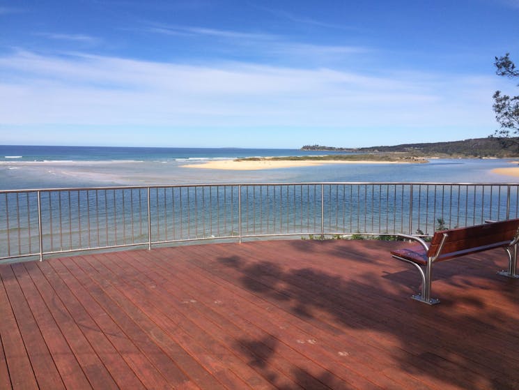 Tuross Rivermouth looking south towards Narooma