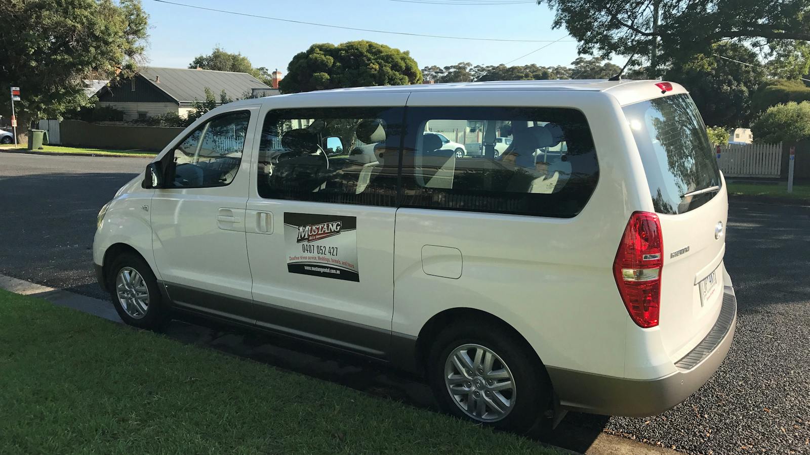 Mustang Mover or Mini Bus available for larger groups