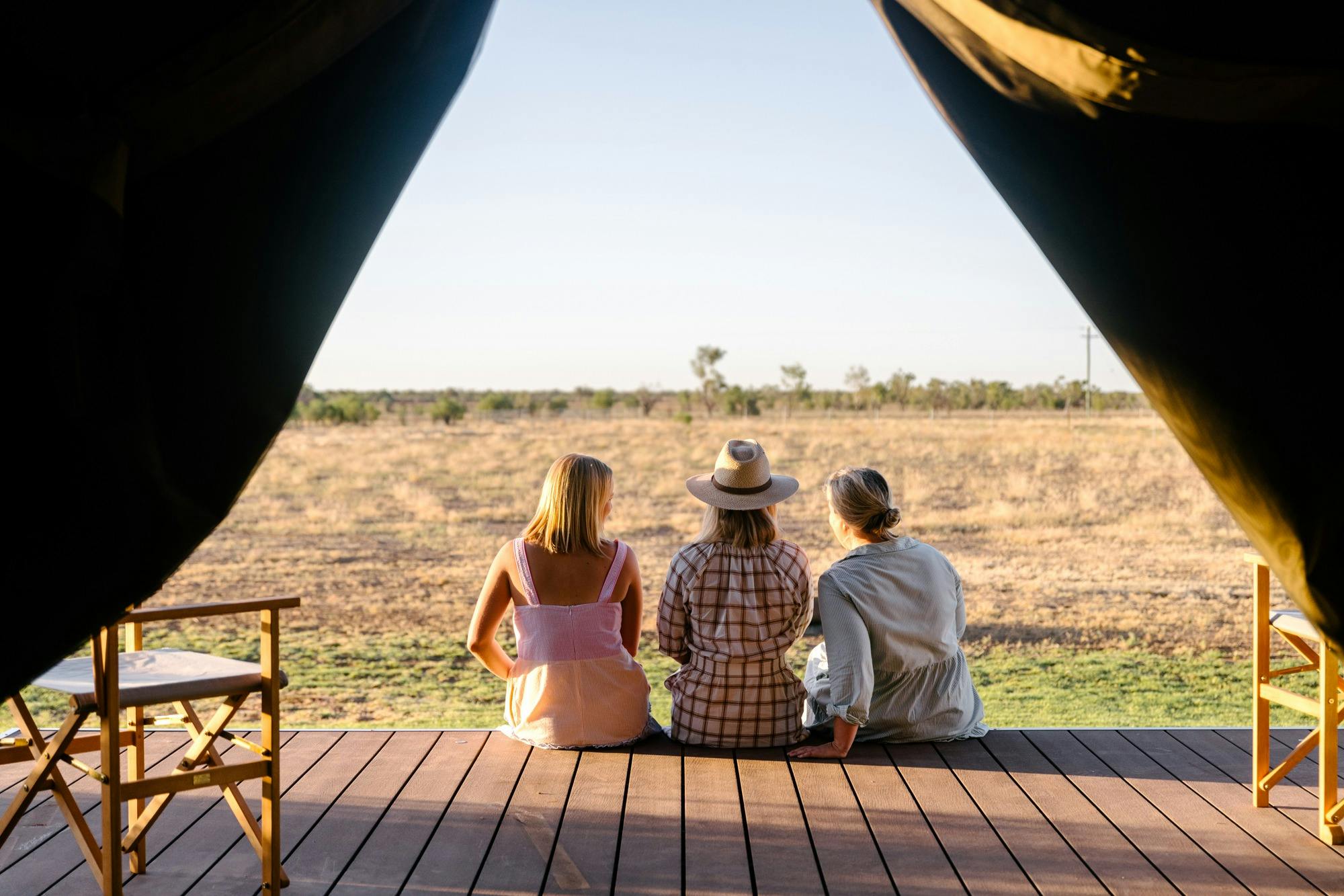 Views of the Mitchell Grass Plains