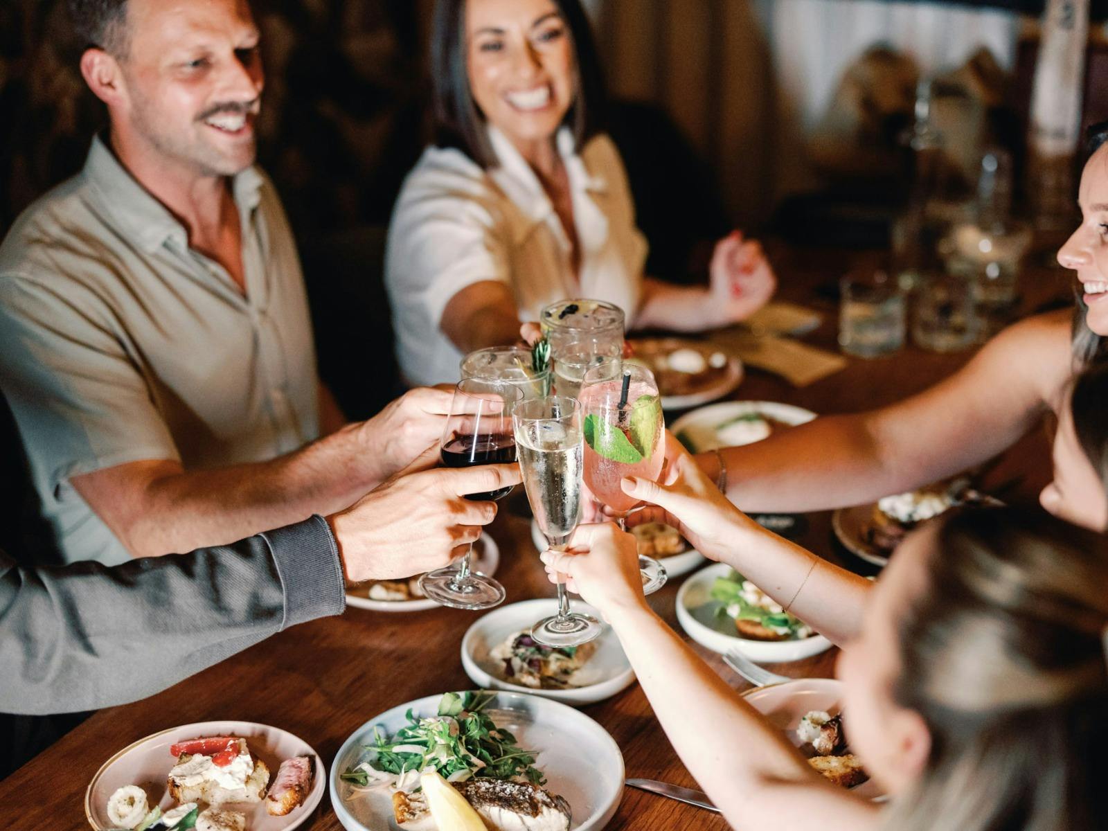 People sharing a meal