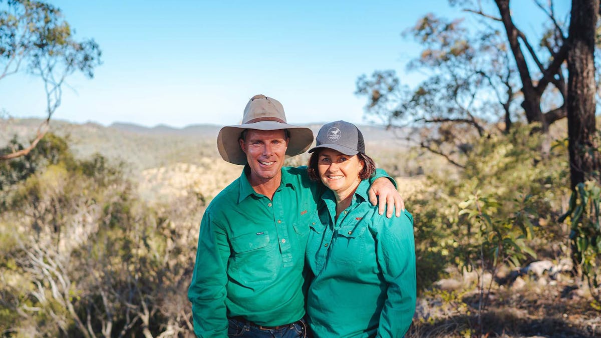 Meryl and Craig Eddie of Boobook Explore at Wallaroo, Outback Queensland
