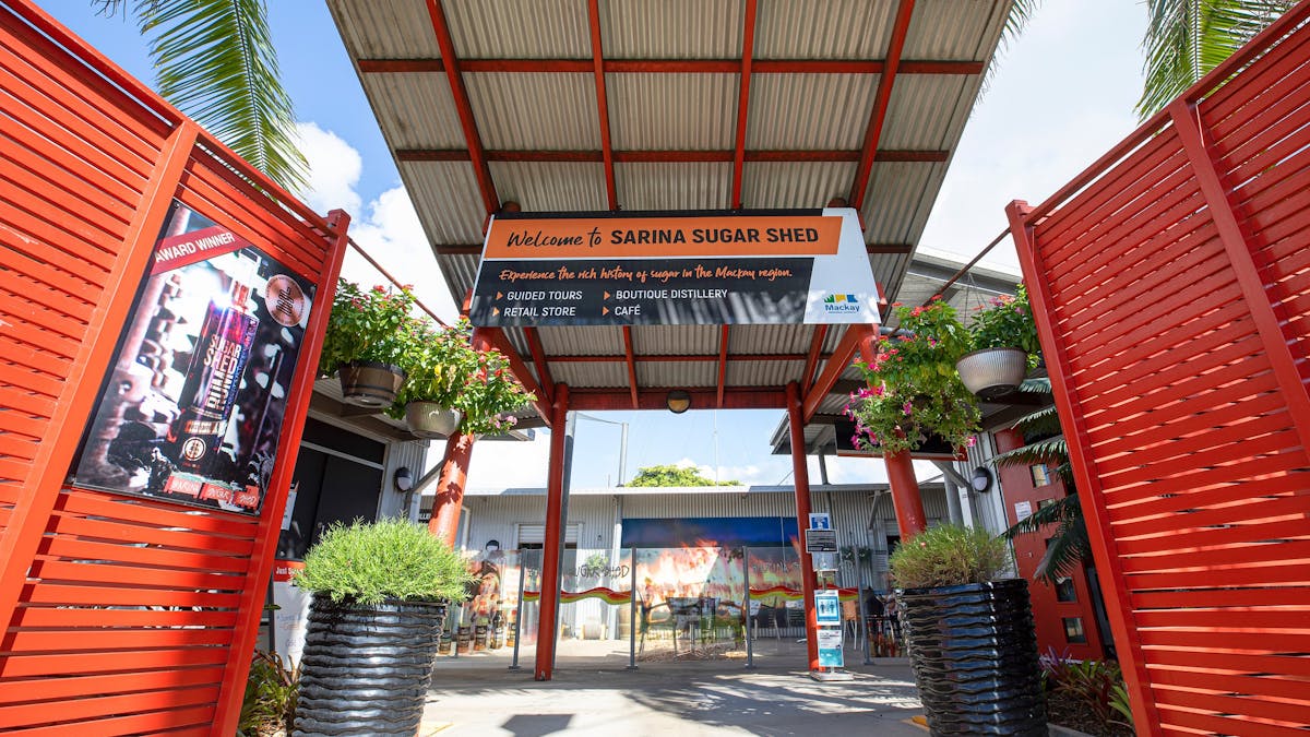 Entry to Sarina Sugar Shed
