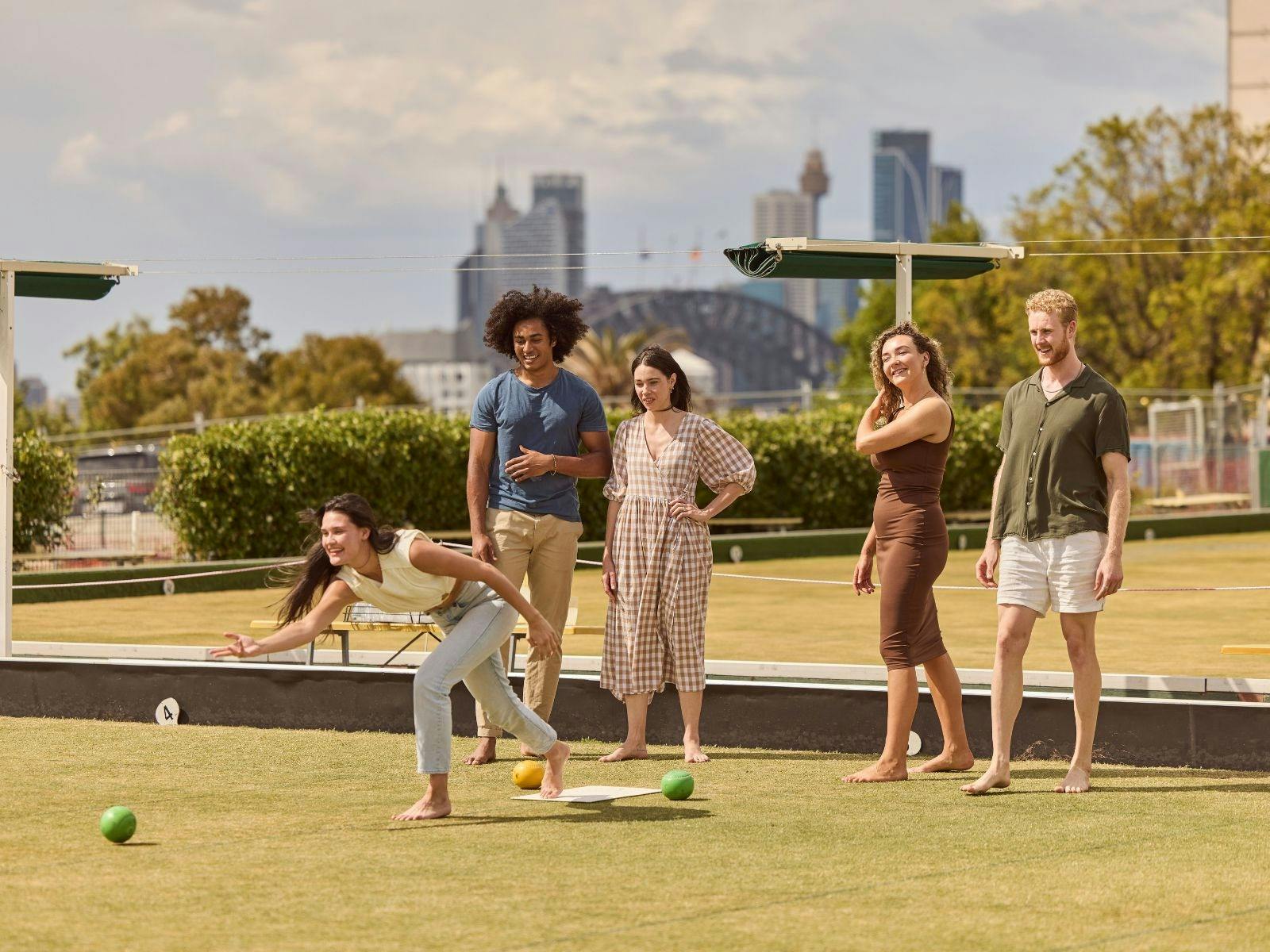 Bare Foot Lawn Bowls