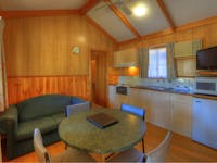 Deluxe cabin - living area