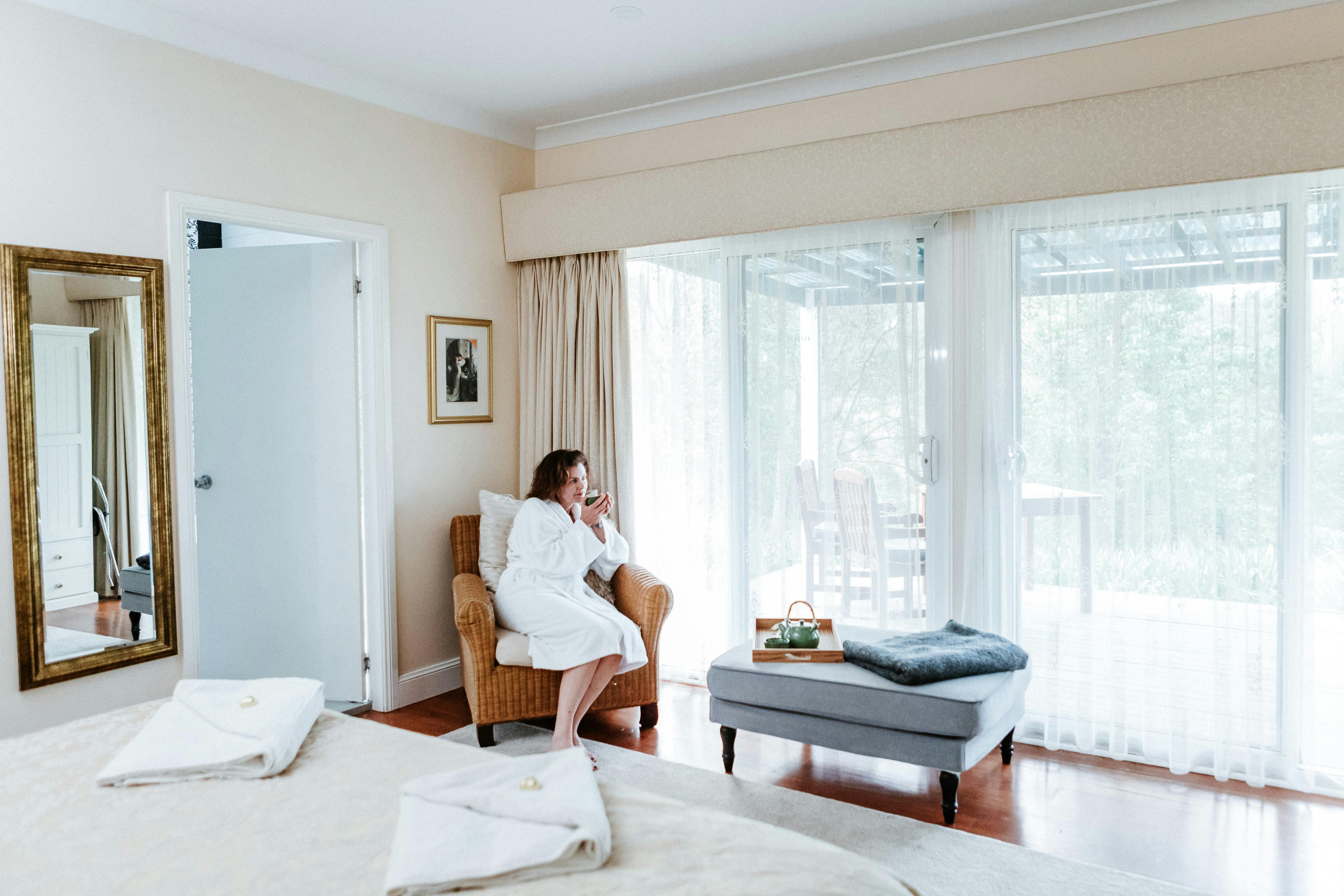 After treatments you have peace and tranquility to rest and reflect