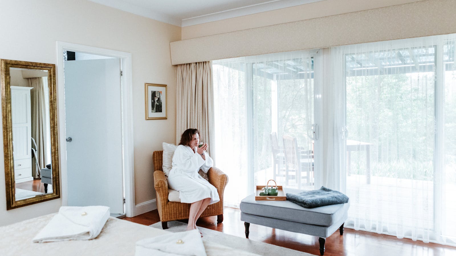 After treatments you have peace and tranquility to rest and reflect