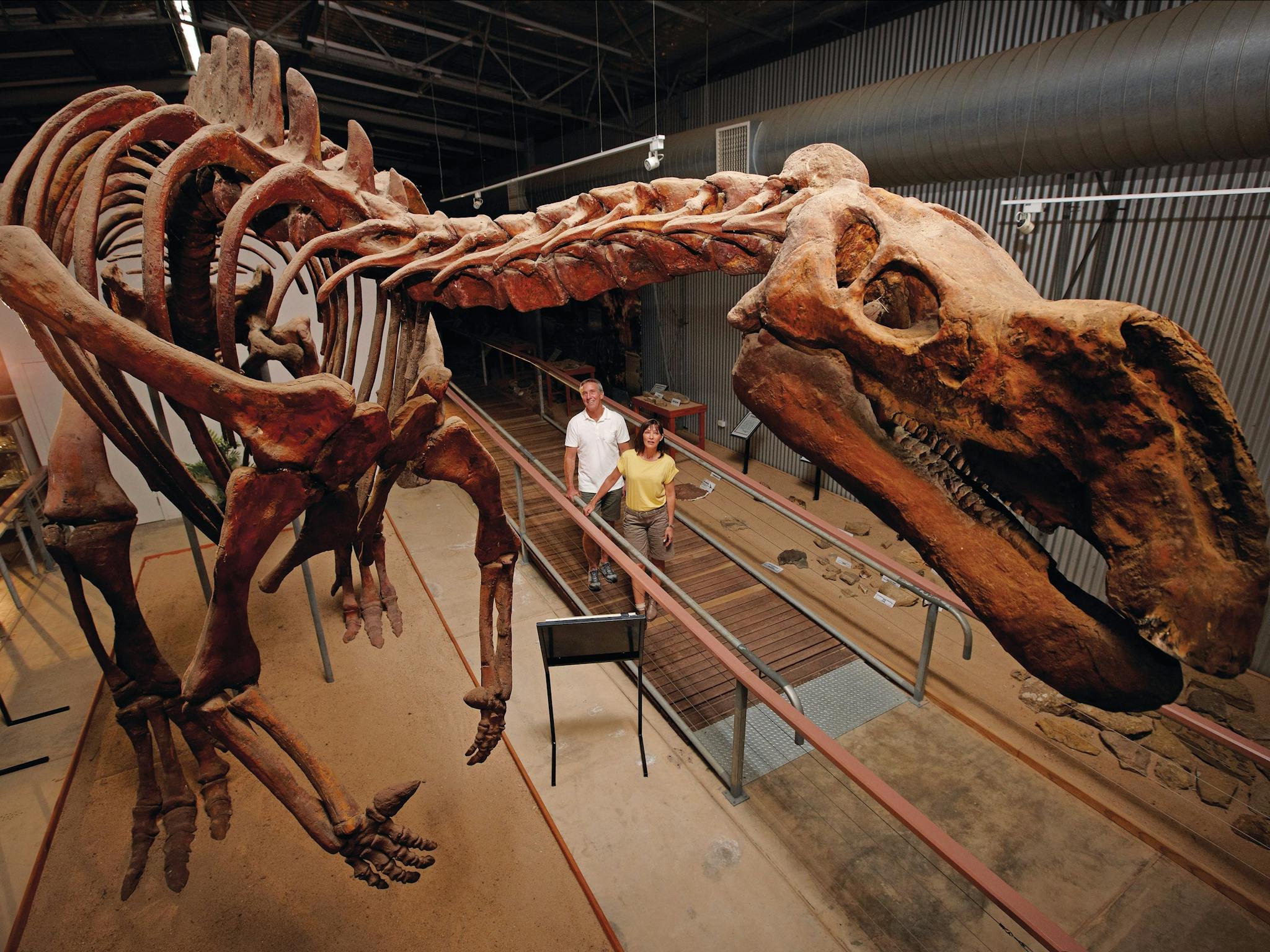 Hughie from the Flinders Discovery Centre