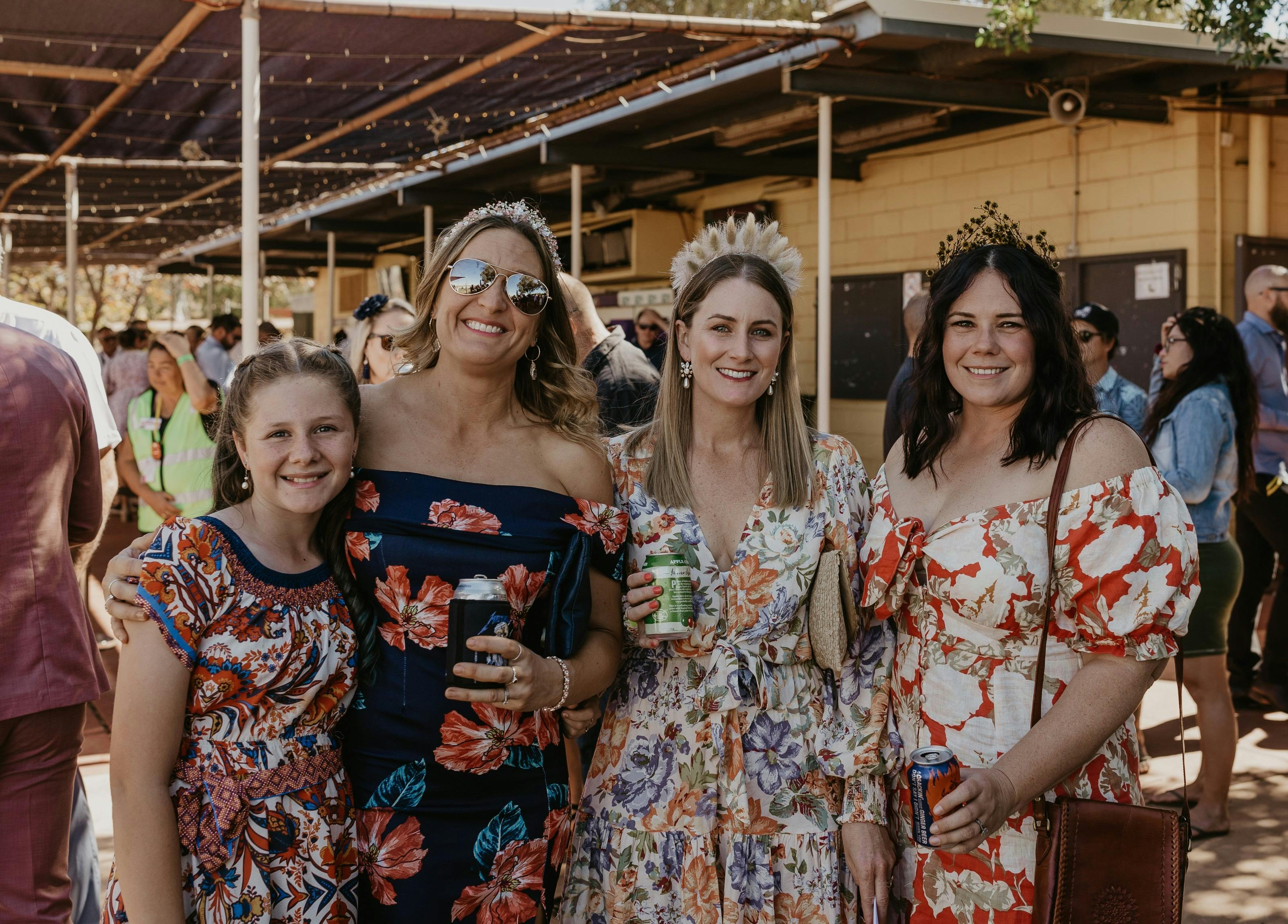 Four Ladies at Port Hedland Turf Club
