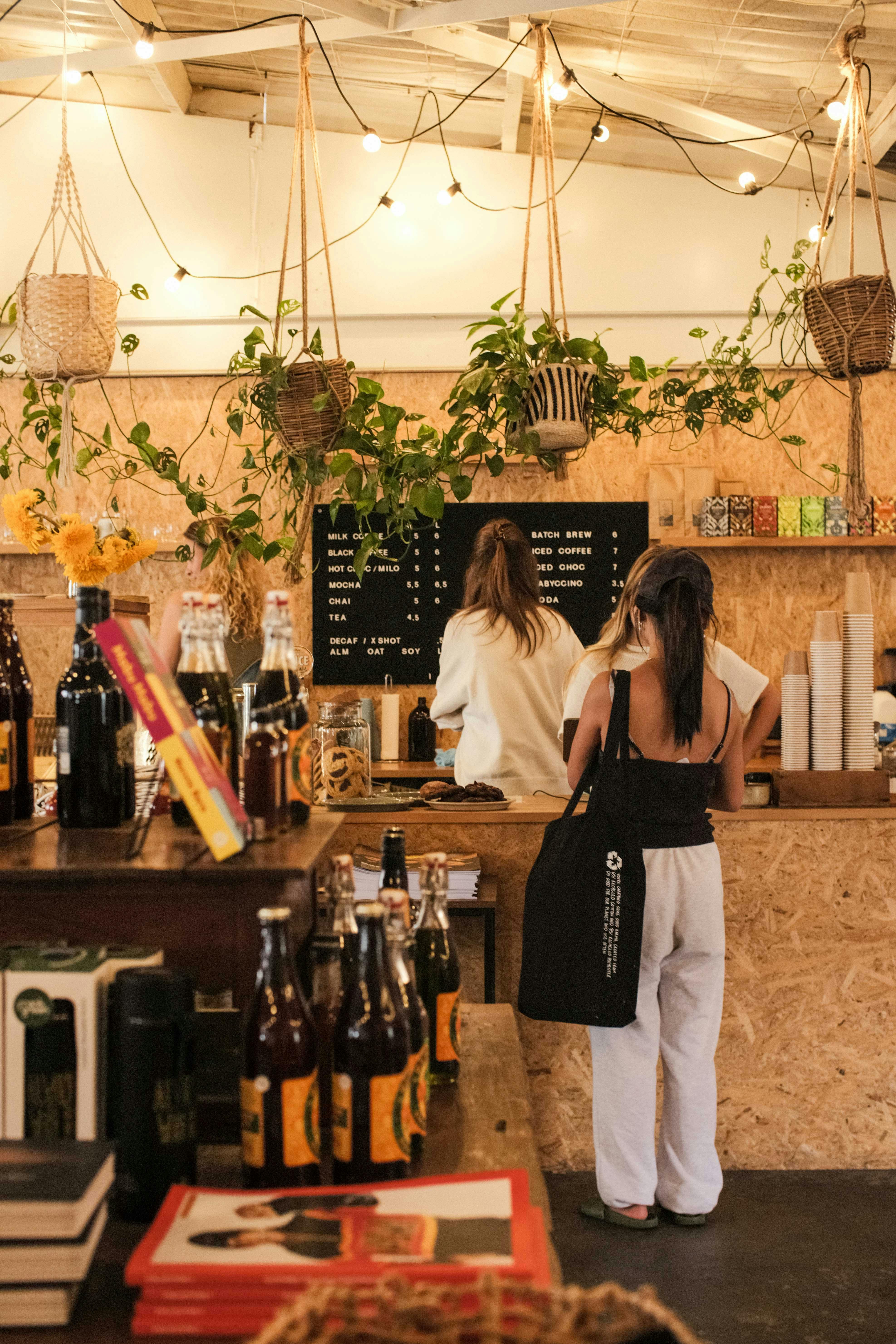 Order your favourite drink at our coffee bar.