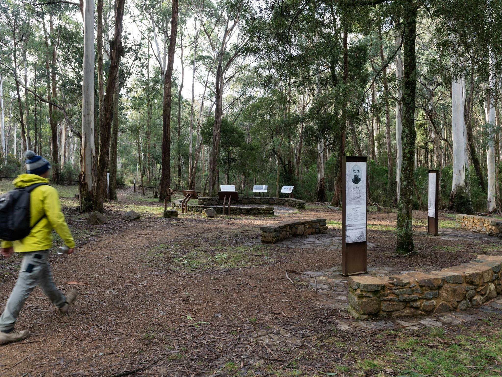 Stringybark Creek Reserve Memorial near camping ground
