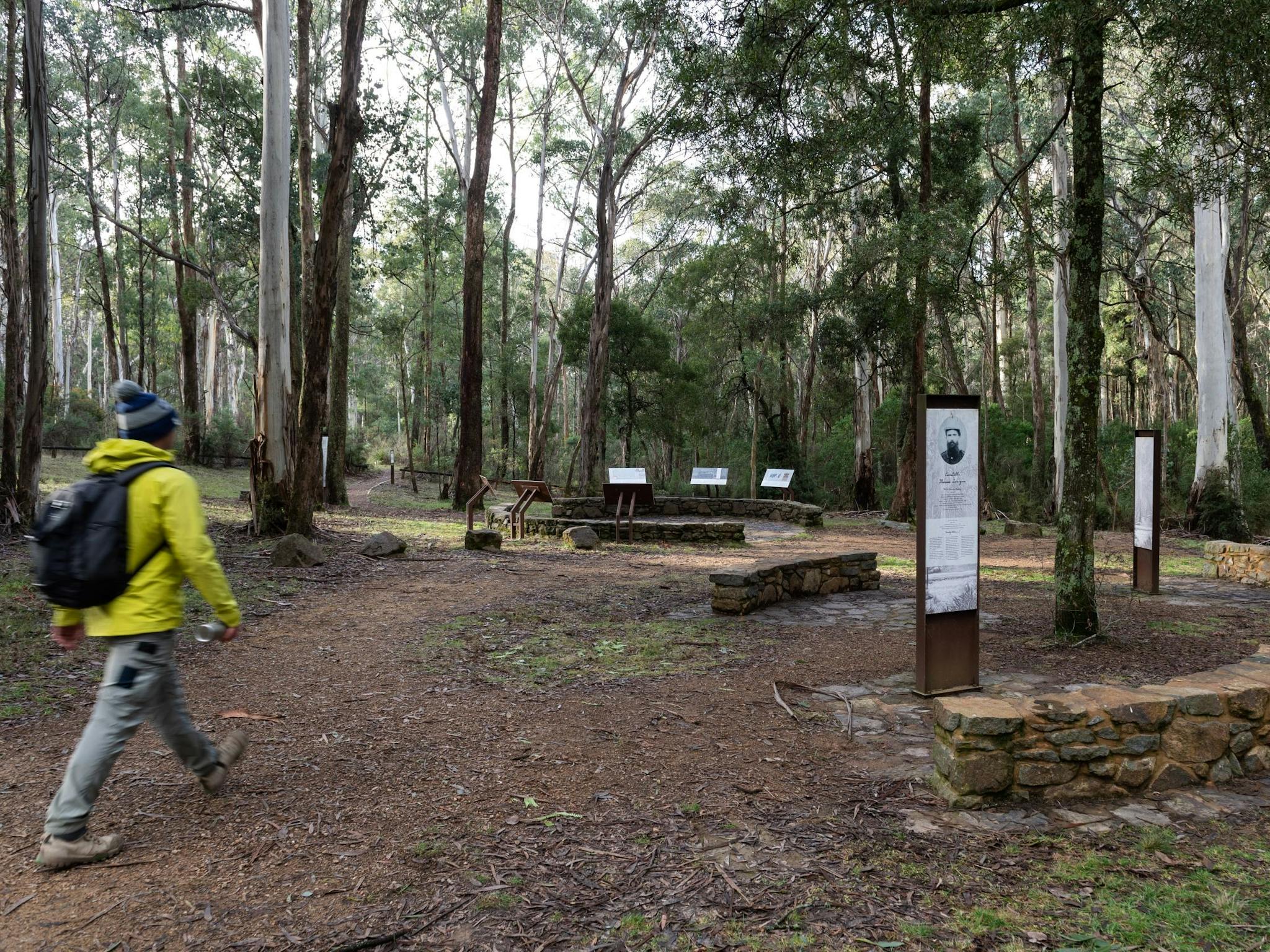Stringybark Creek Reserve Memorial near camping ground