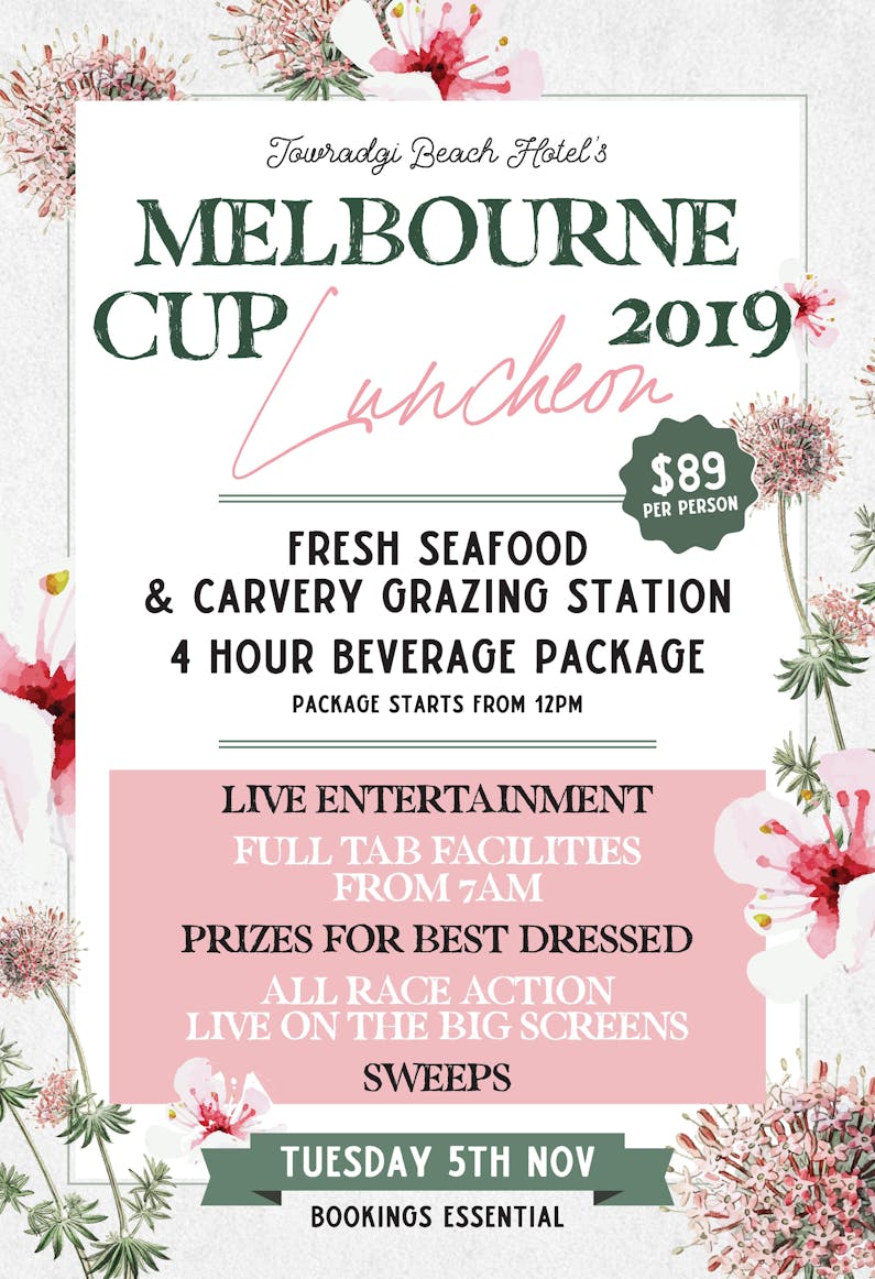 Image of the event 'Melbourne Cup | Towradgi Beach Hotel'