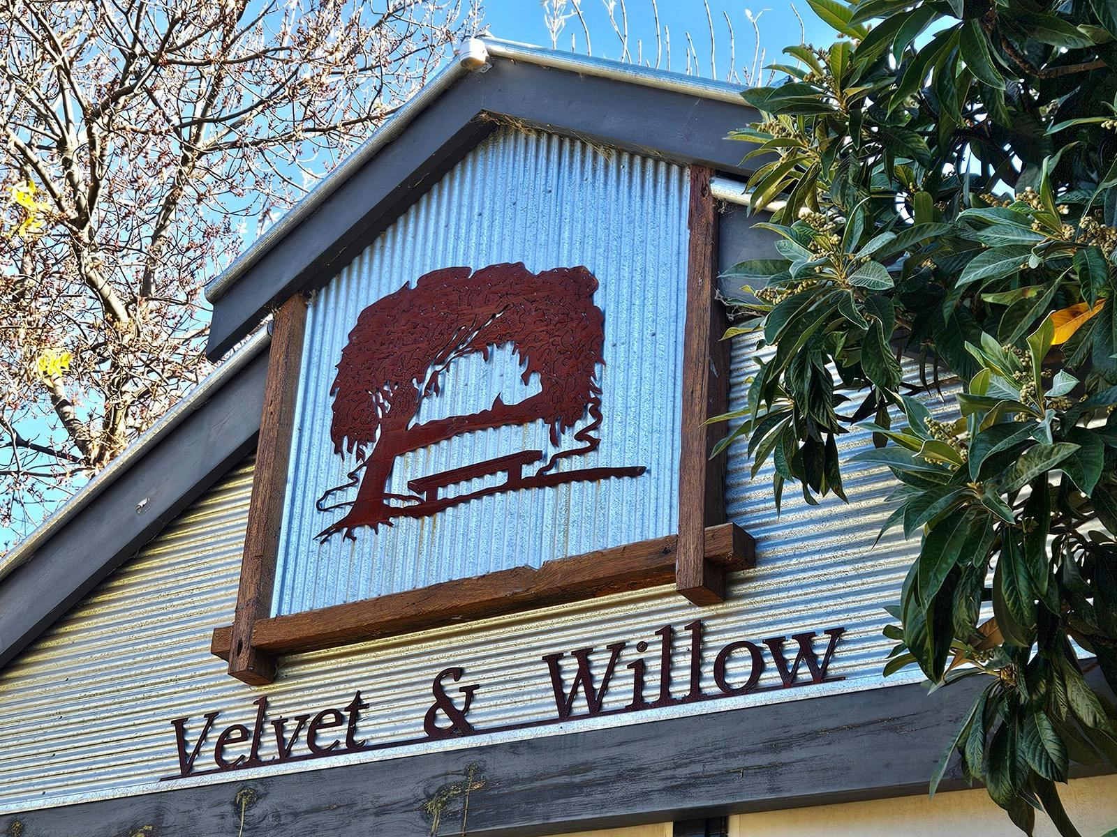 Enjoy wine in our Pavilion in the Henry Wylie Heritage Garden.