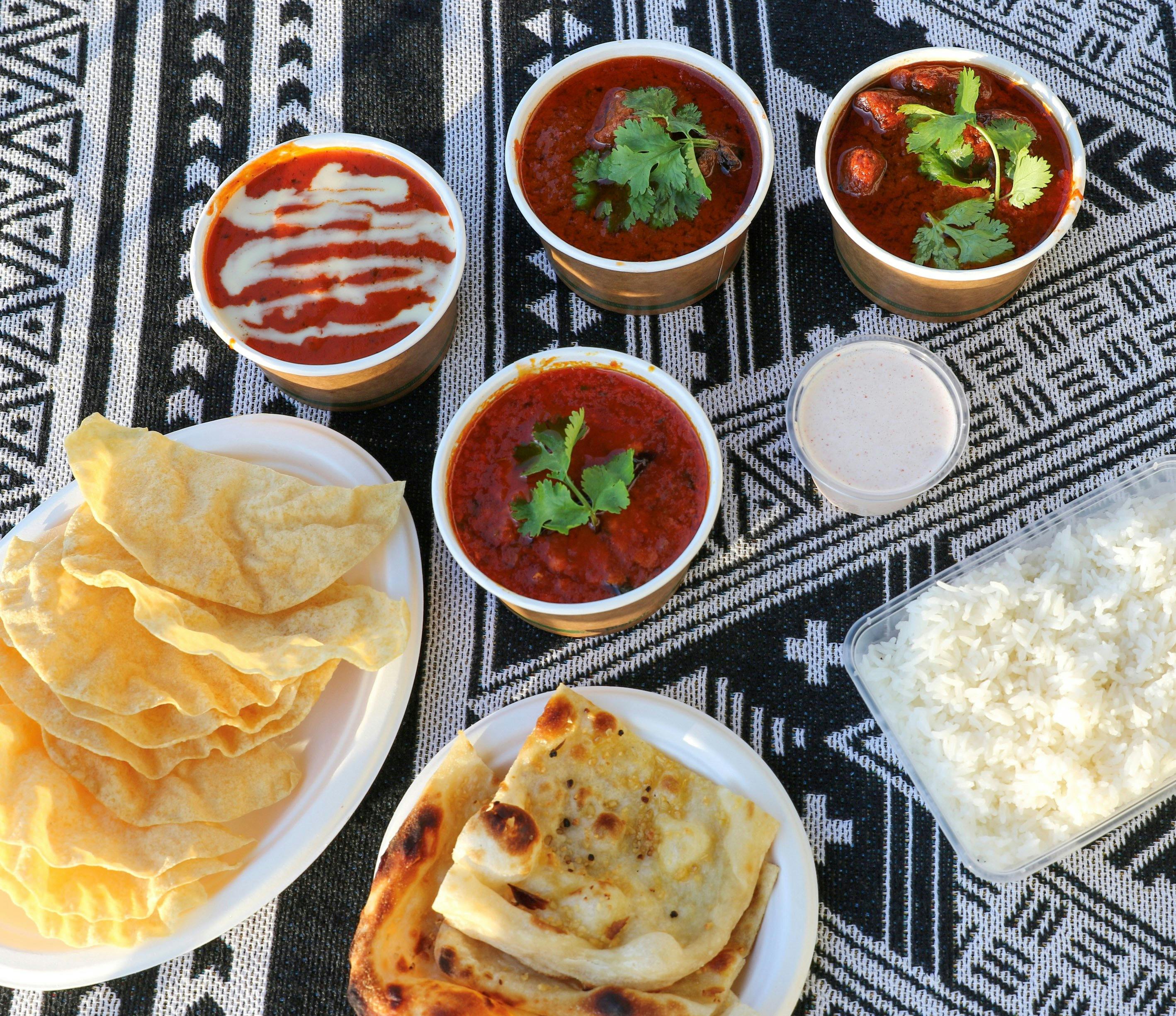 Indian Food at Stokes Hill Wharf