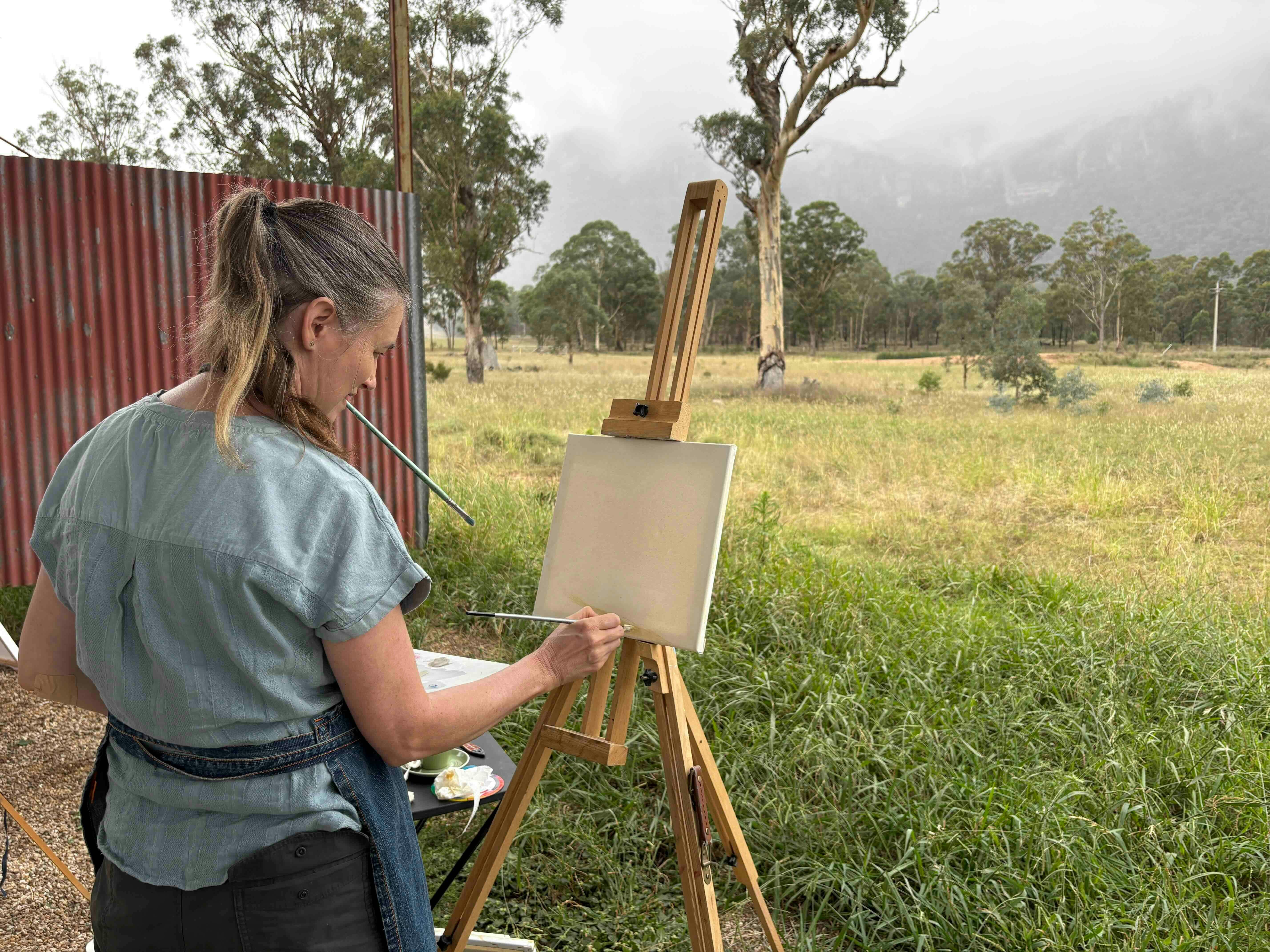 Capertee Plein Air Painting Retreats with Corinne Loxton