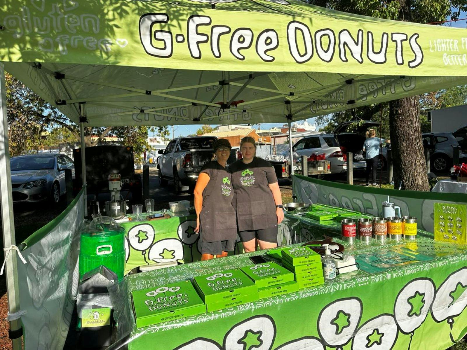 Gluten Free Donuts at the market