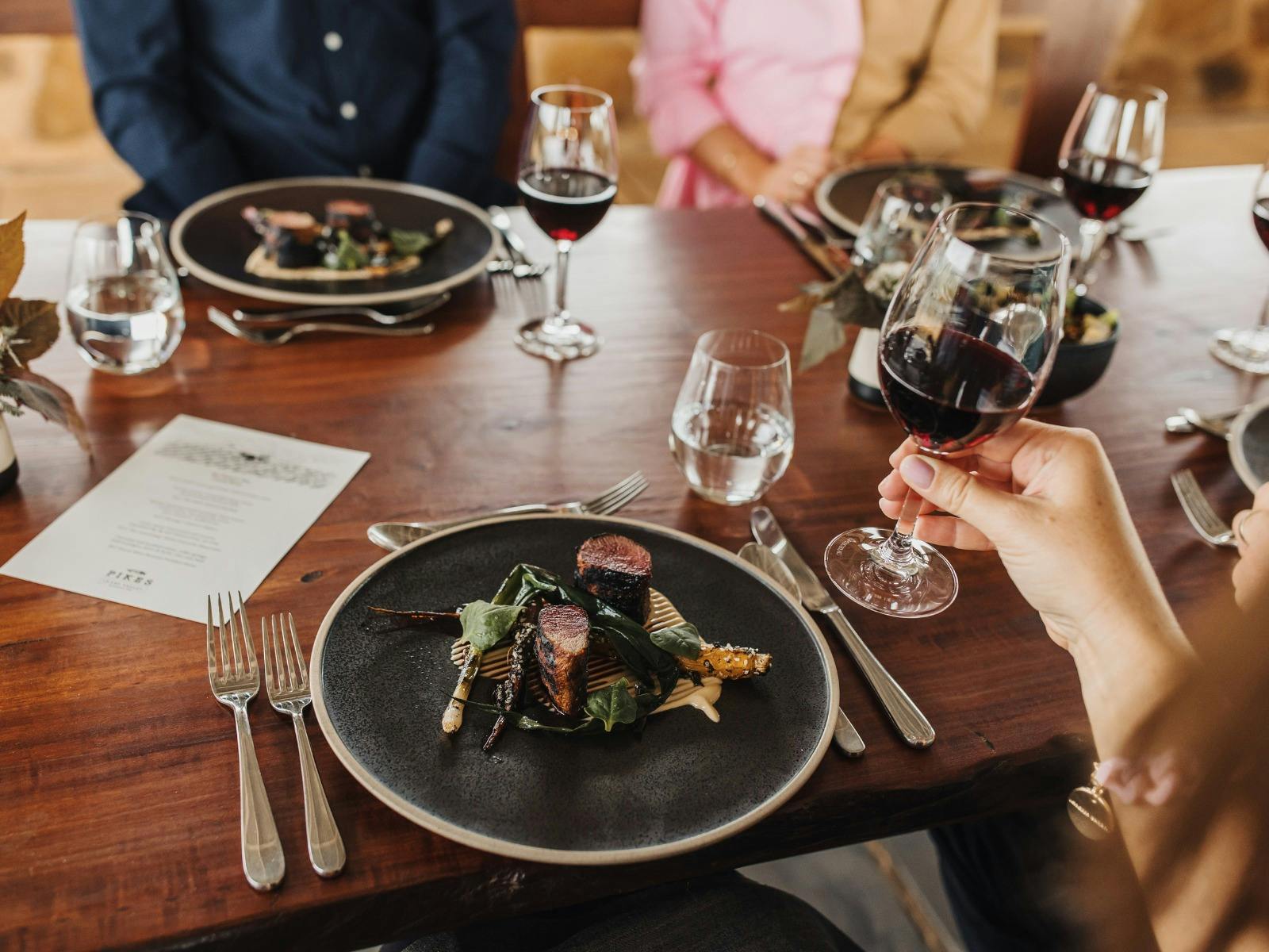 The Pruner's Hut Private Lunch Experience at Pikes Wines
