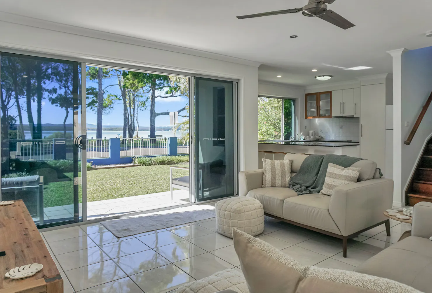 Lounge with water views