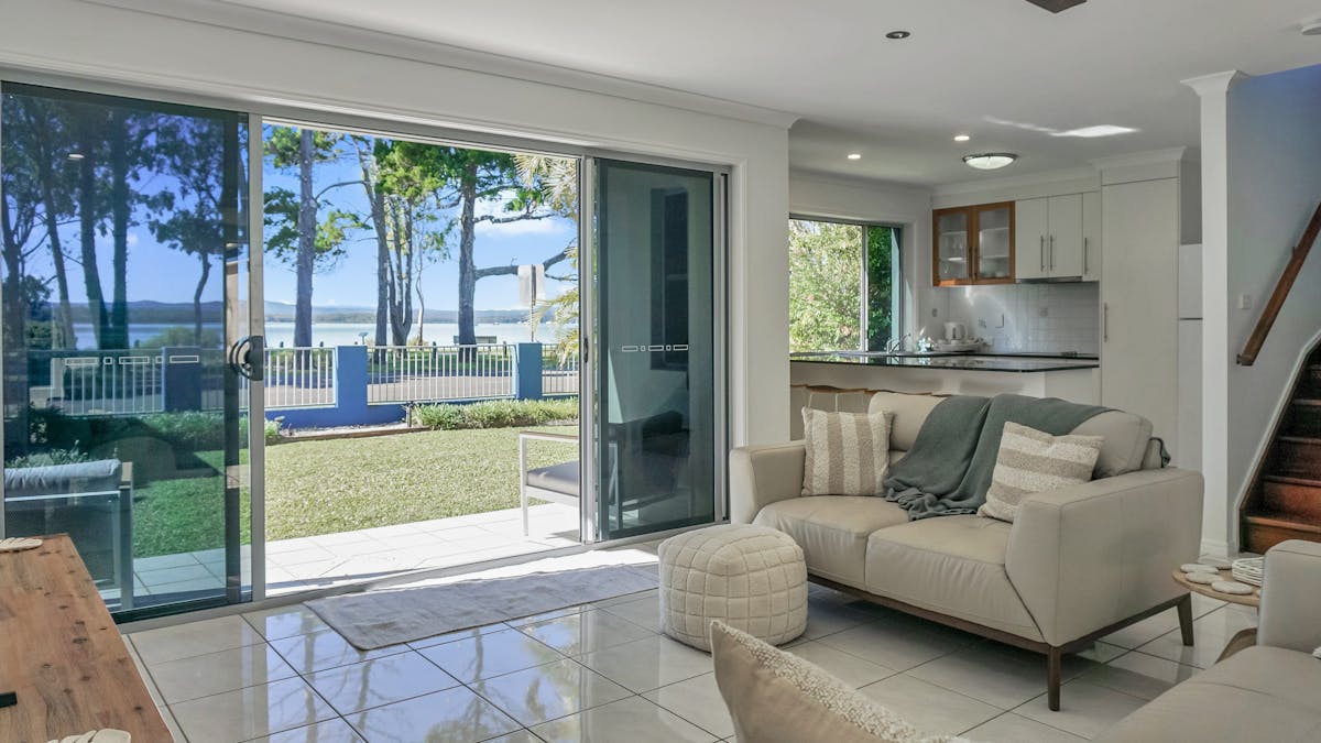 Lounge with water views