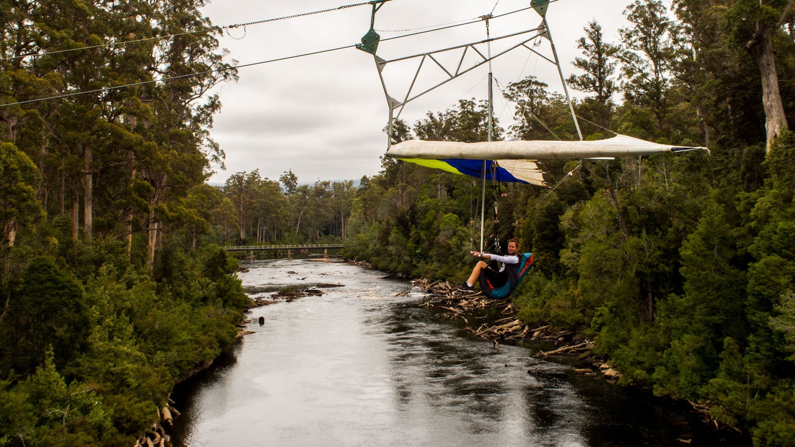 Views over the Huon River Tasmania - Tahune Adventures Tasmania