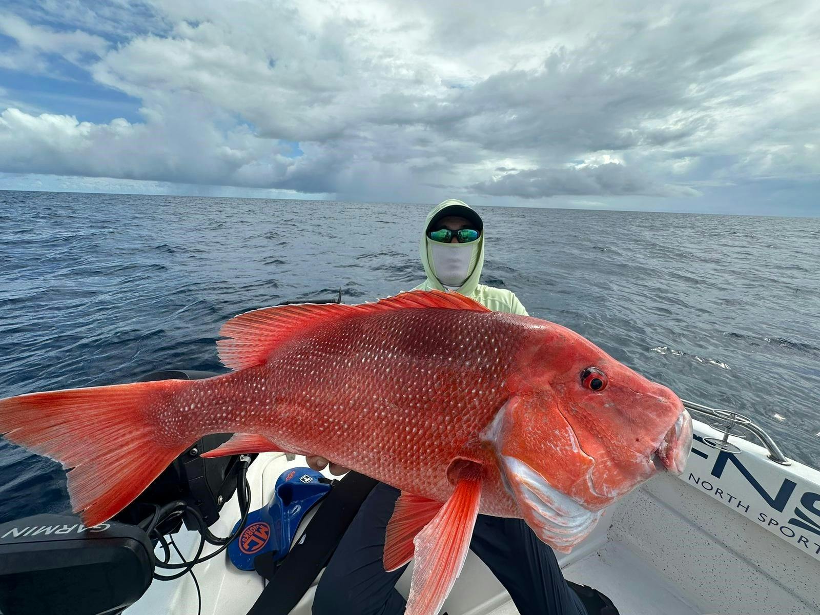 Huge red caught at remote reef