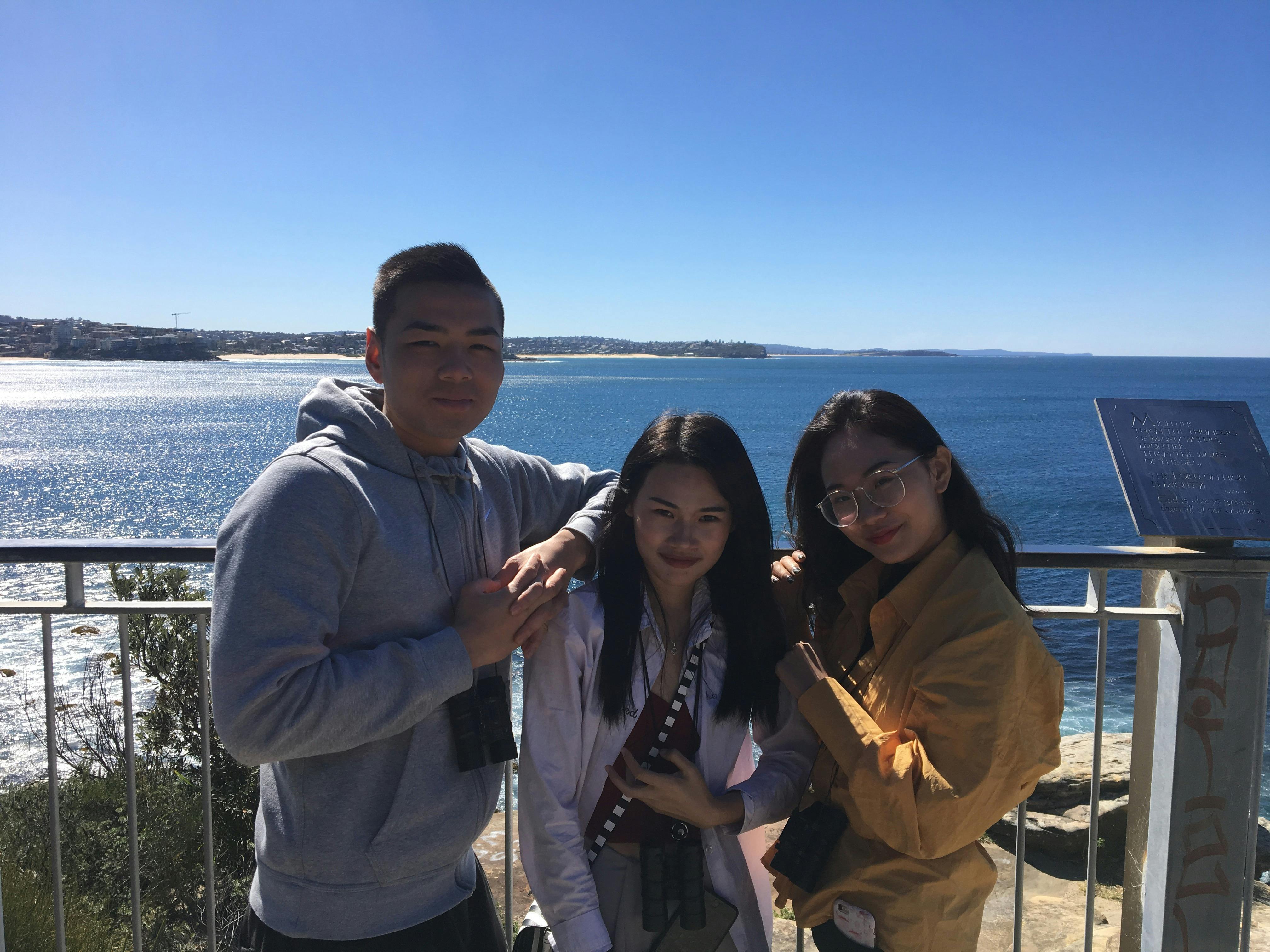 Views from headland of Sydney's Northern Beaches