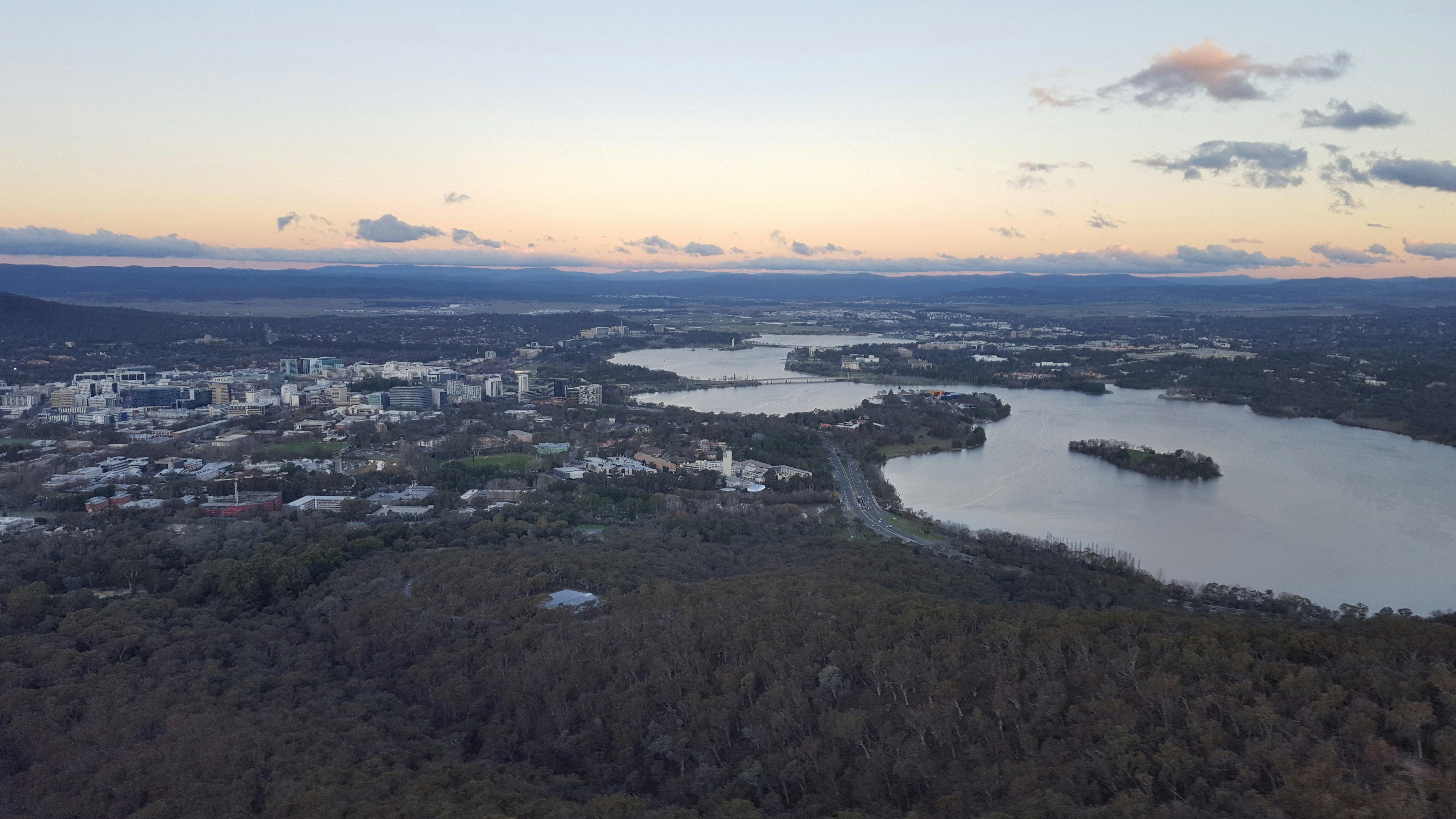 Canberra City from Tower