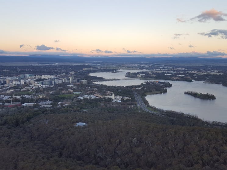 Canberra City from Tower
