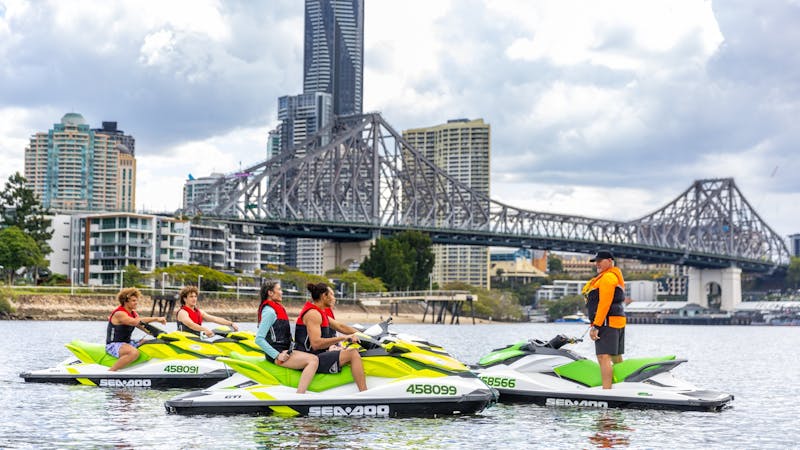 Experience the Amazing Brisbane River and Skyline in the best way, on a Jet Ski!