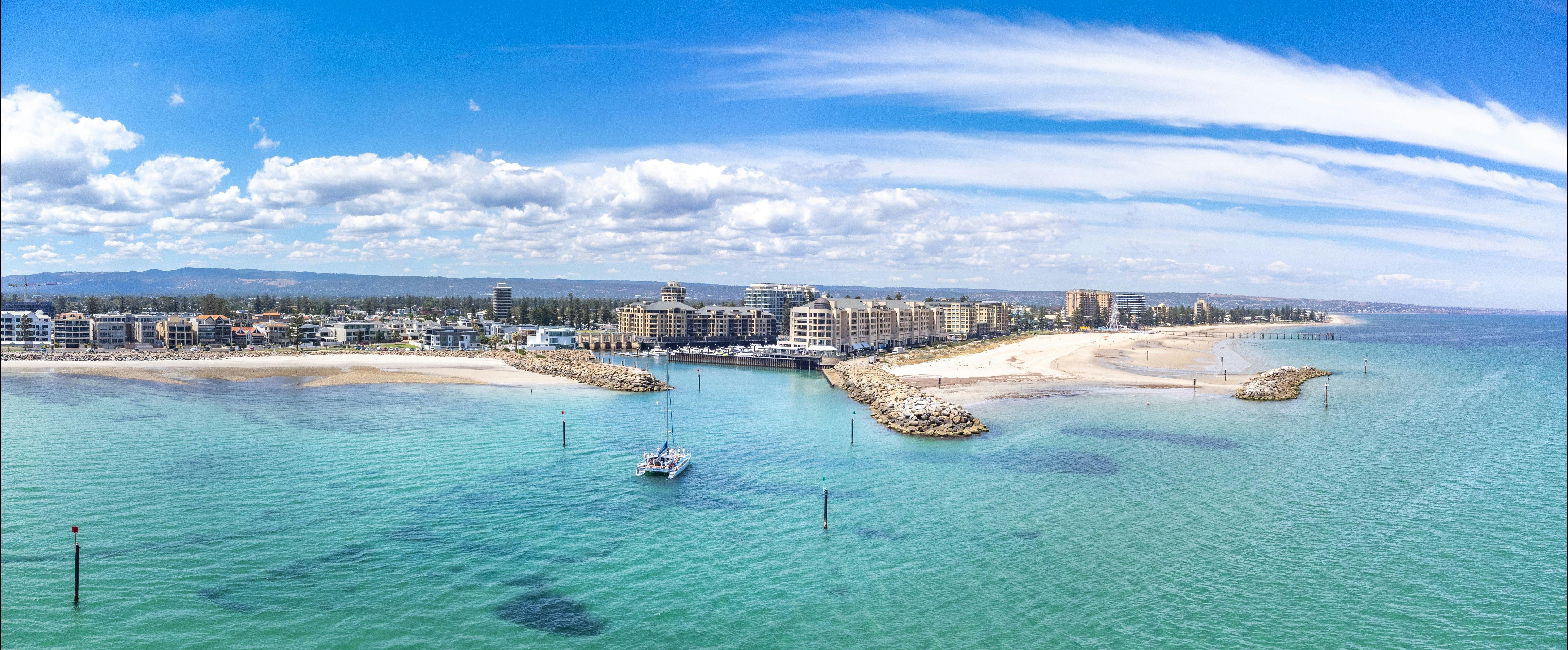 The Vessel and the Marina Pier Glenelg