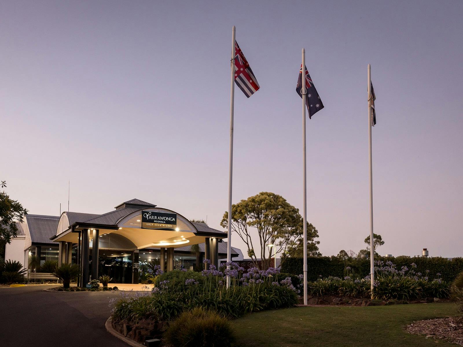 The resort's main enterance