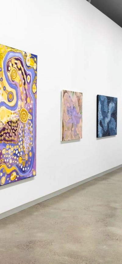 Sharon Adamson Wanampi Tjukurpa; Dionisia Salas To Fall in Spring; Anyupa Stevens, Ngura – Country;