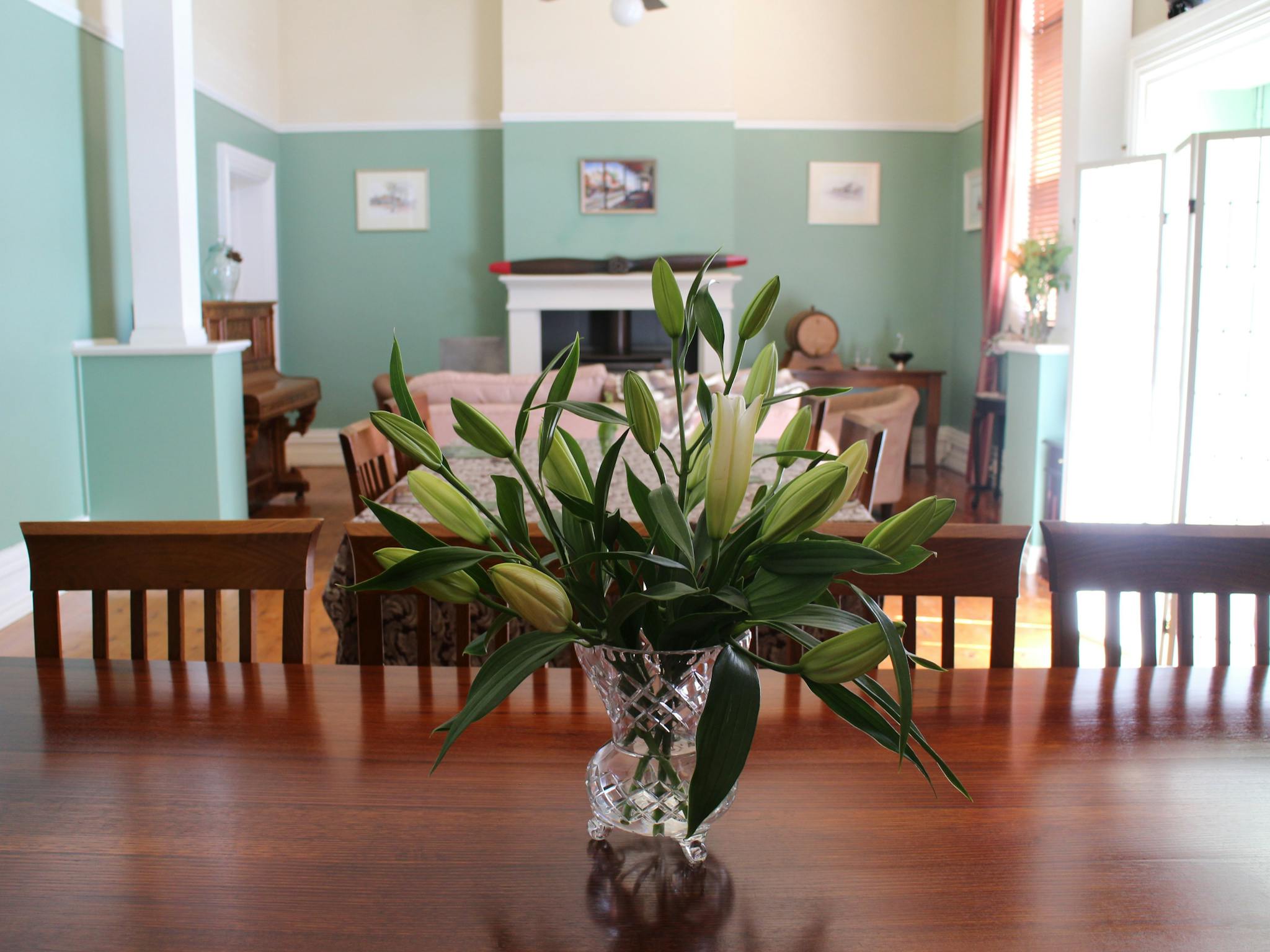 The old bank chambers - now where breakfast is served