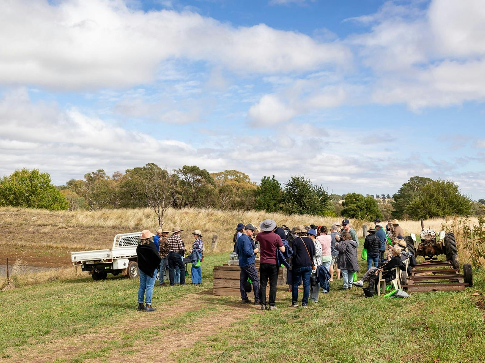 Hillside Harvest Crowd