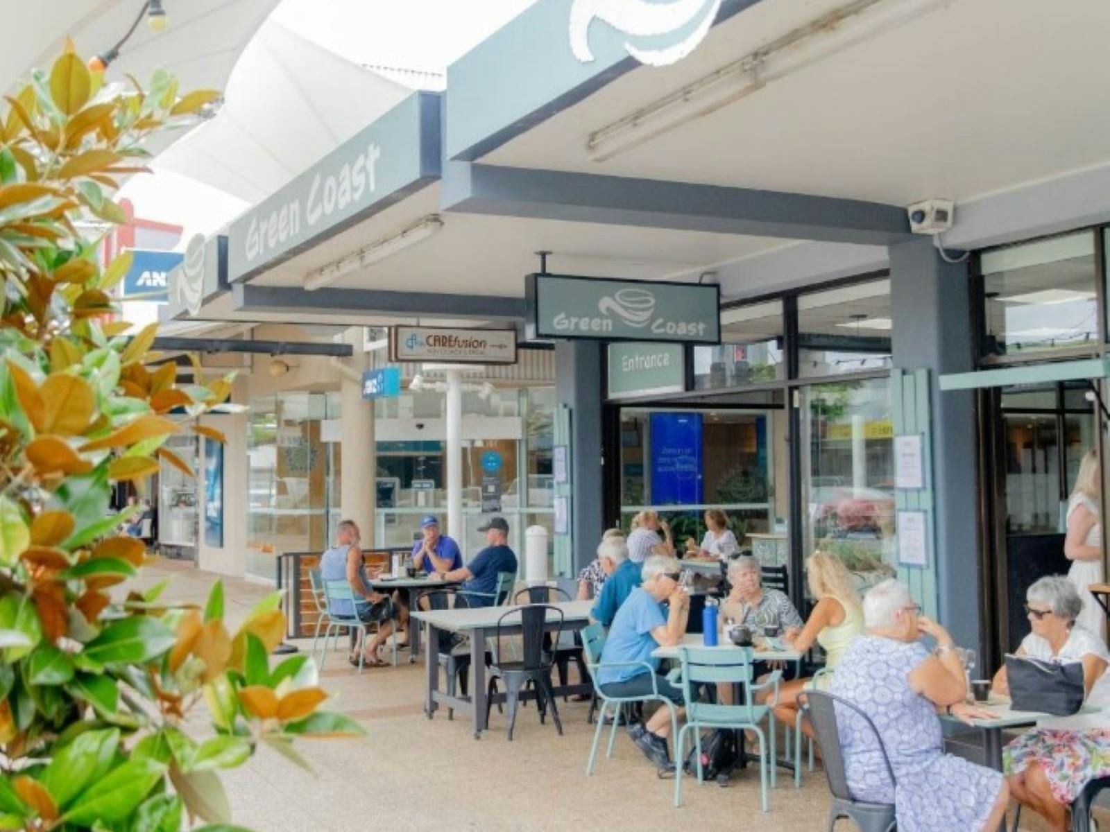 Outside of cafe
