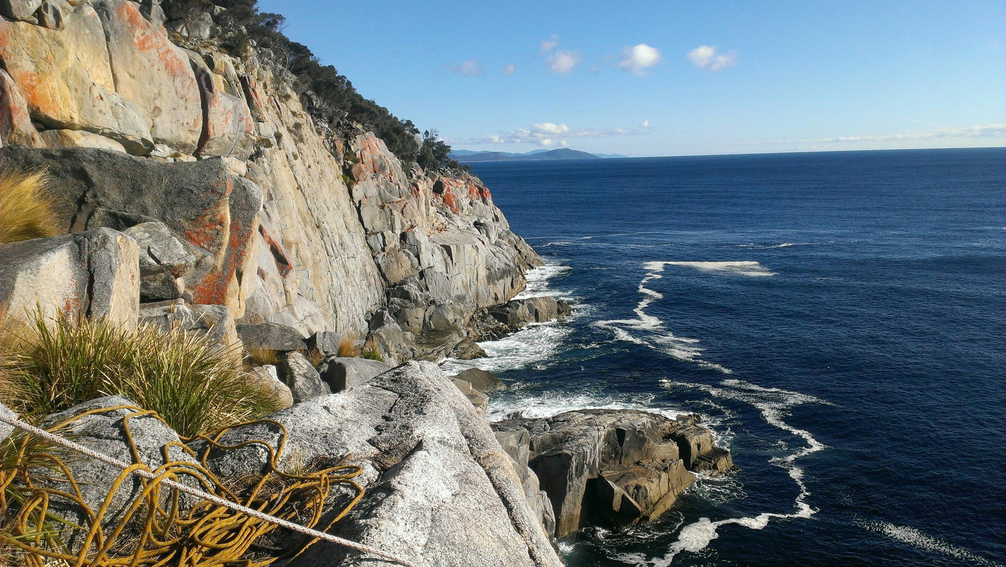 Climbing at Freycinet