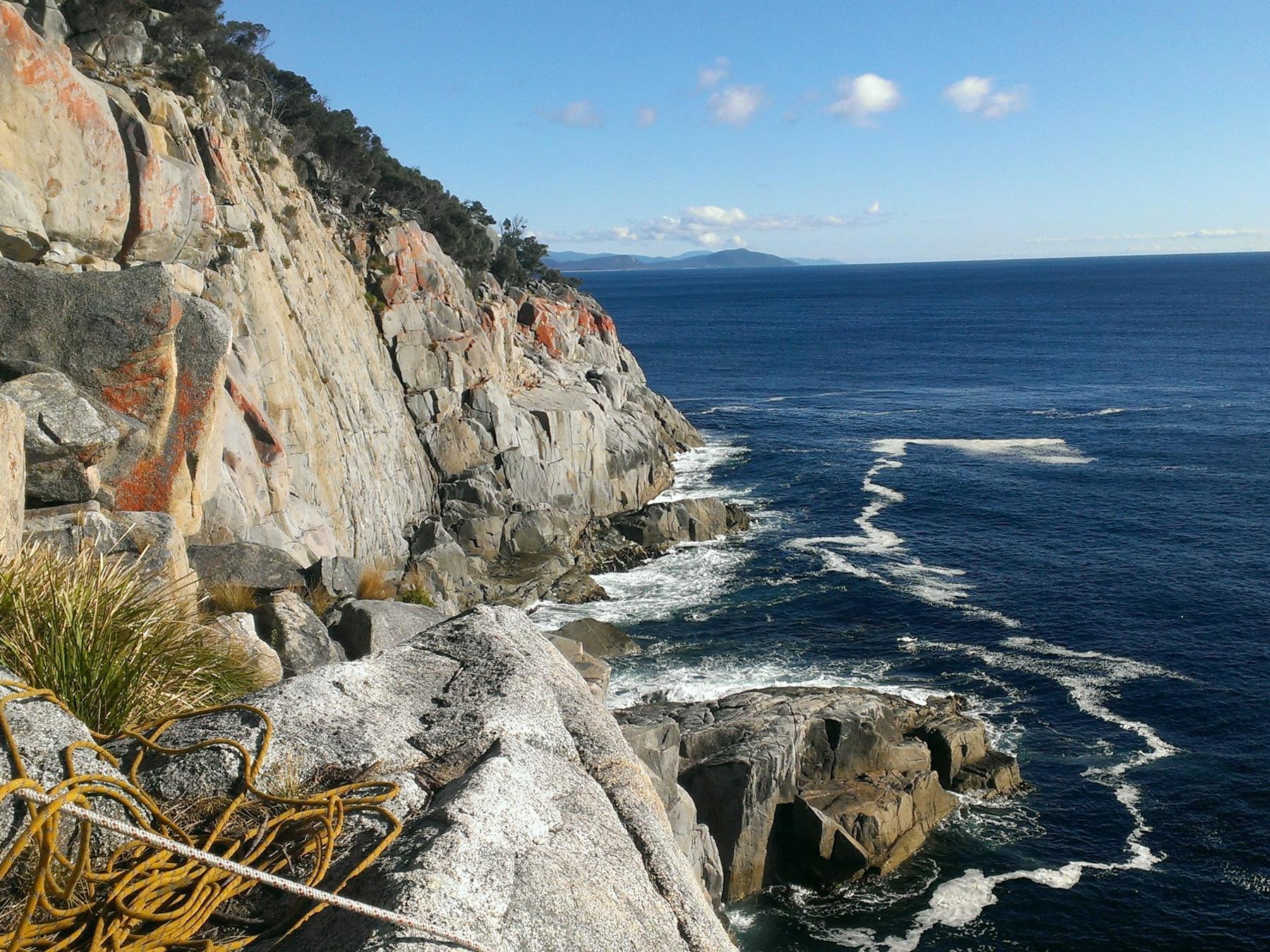 Climbing at Freycinet
