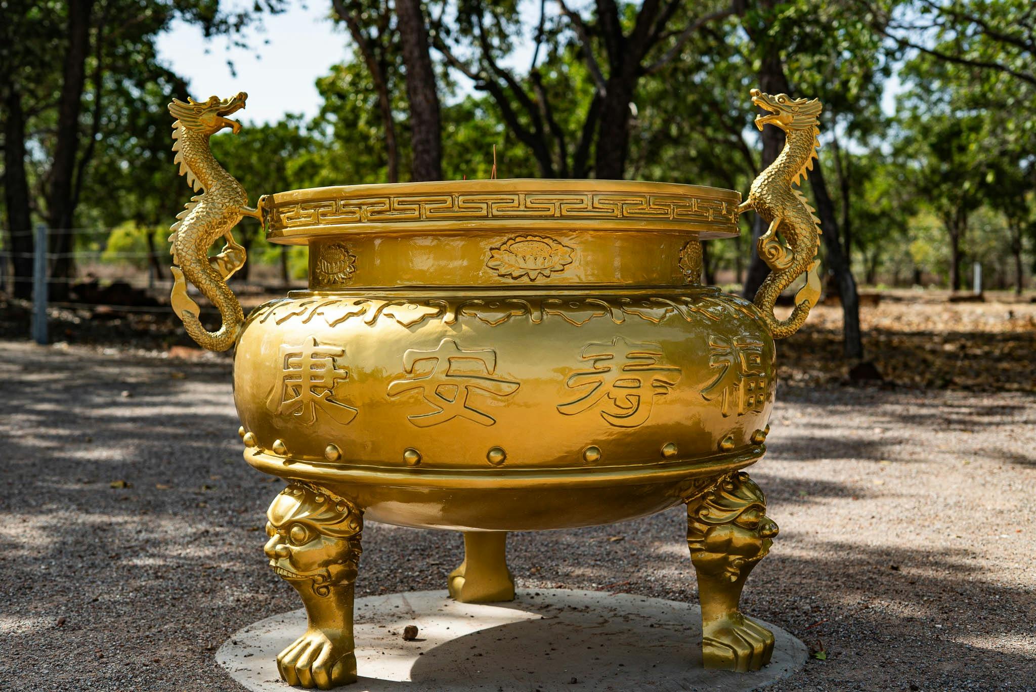Chinese Temple Site - incense censer