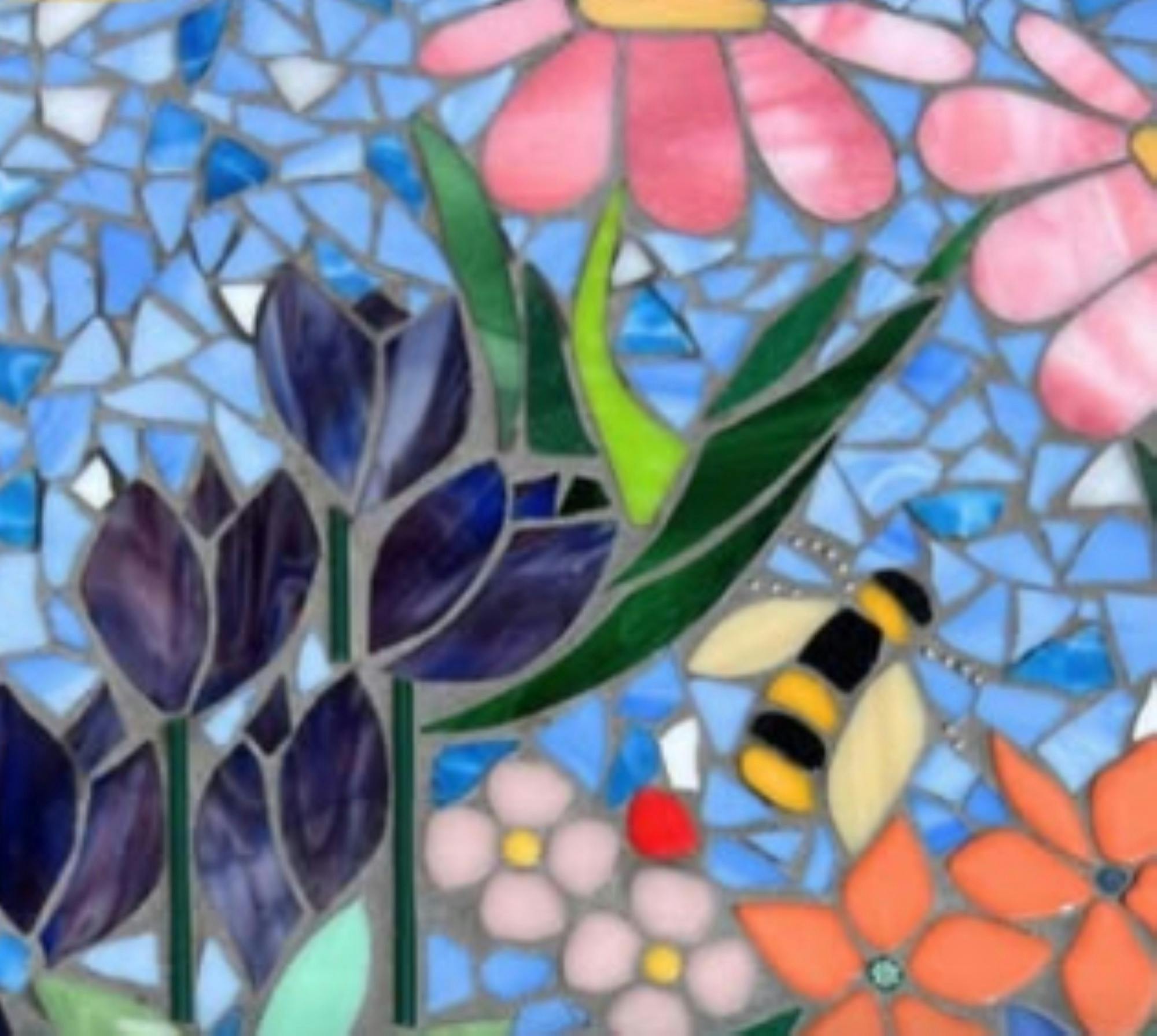 Indoor Glass Mosaic Class Beginners